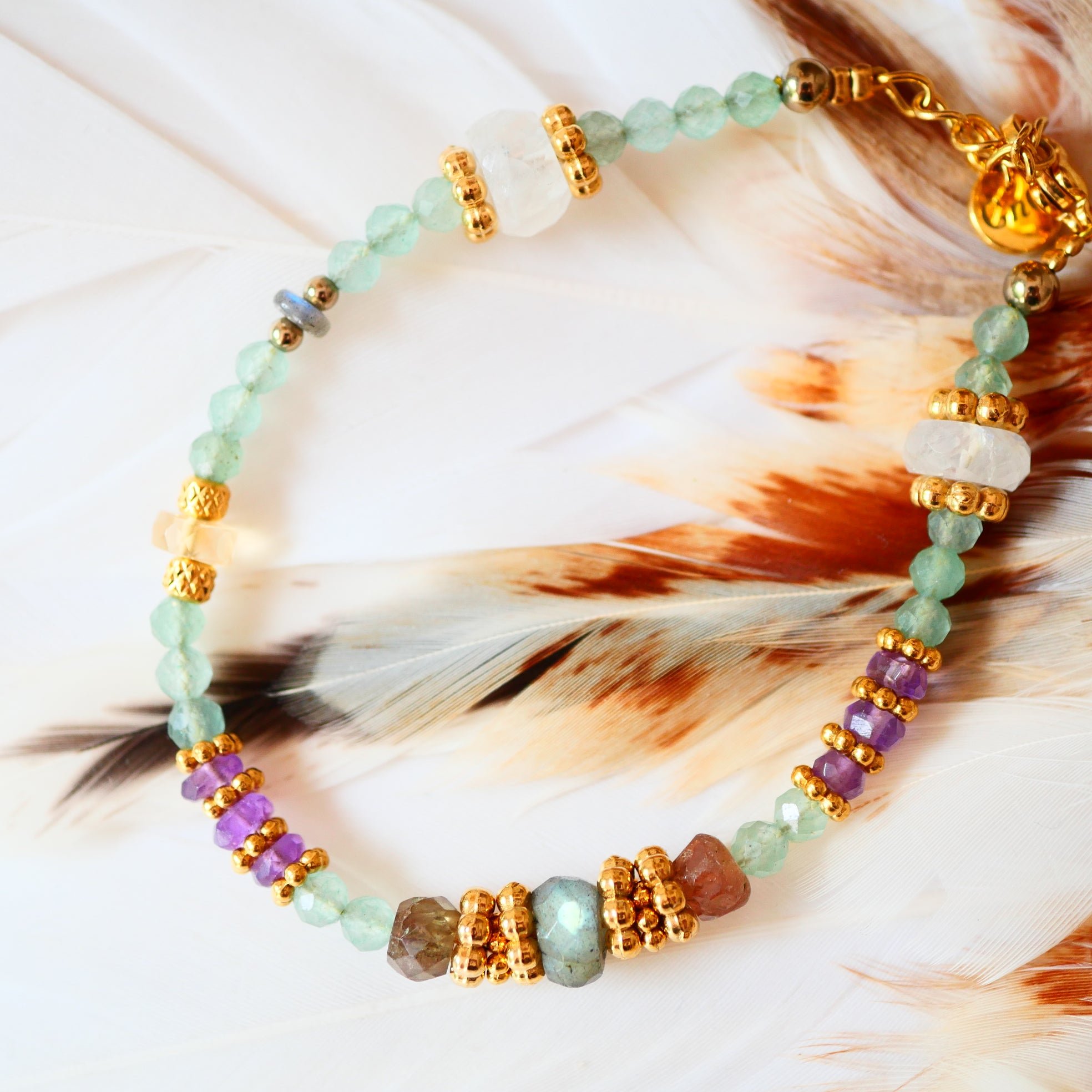 Aventurine bracelet GINANDGER Green