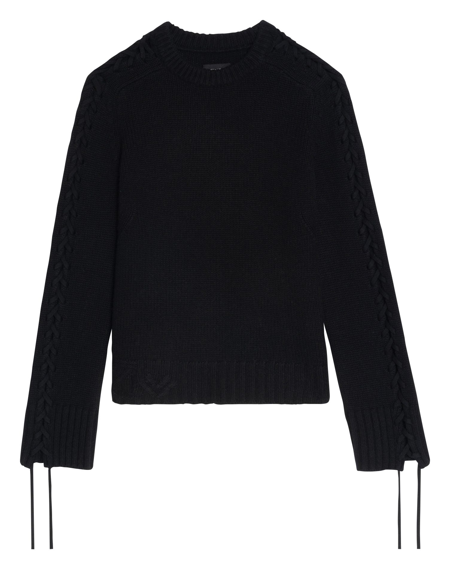Pull col rond en laine et cachemire  ZADIG&VOLTAIRE Noir
