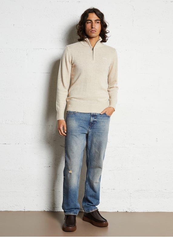Cotton straight jeans - Look 7