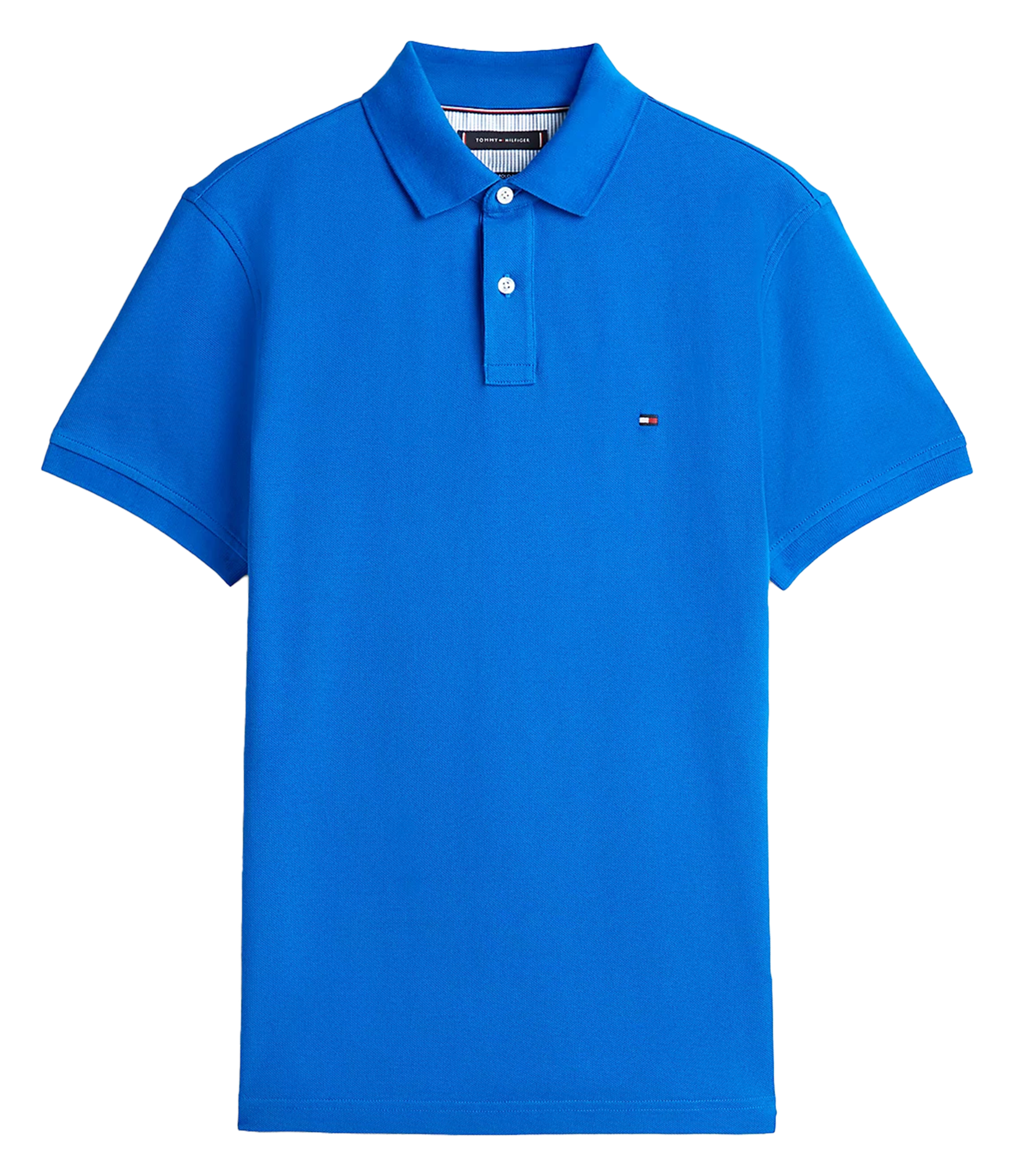 Poloshirt aus Bio-Baumwoll-Mix, Regular Fit  Vibrant indigo