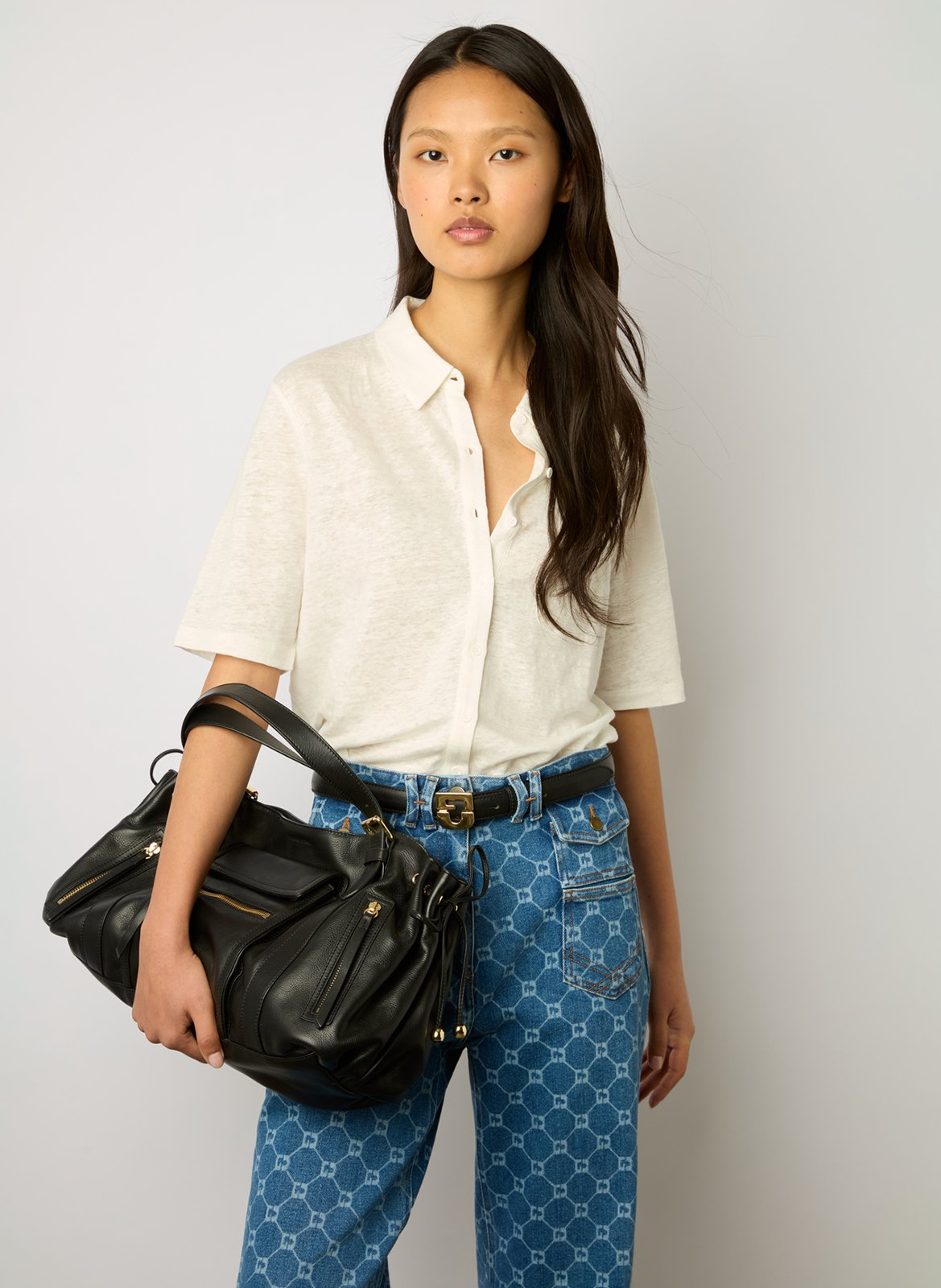 Sac à main en cuir GERARD DAREL Noir