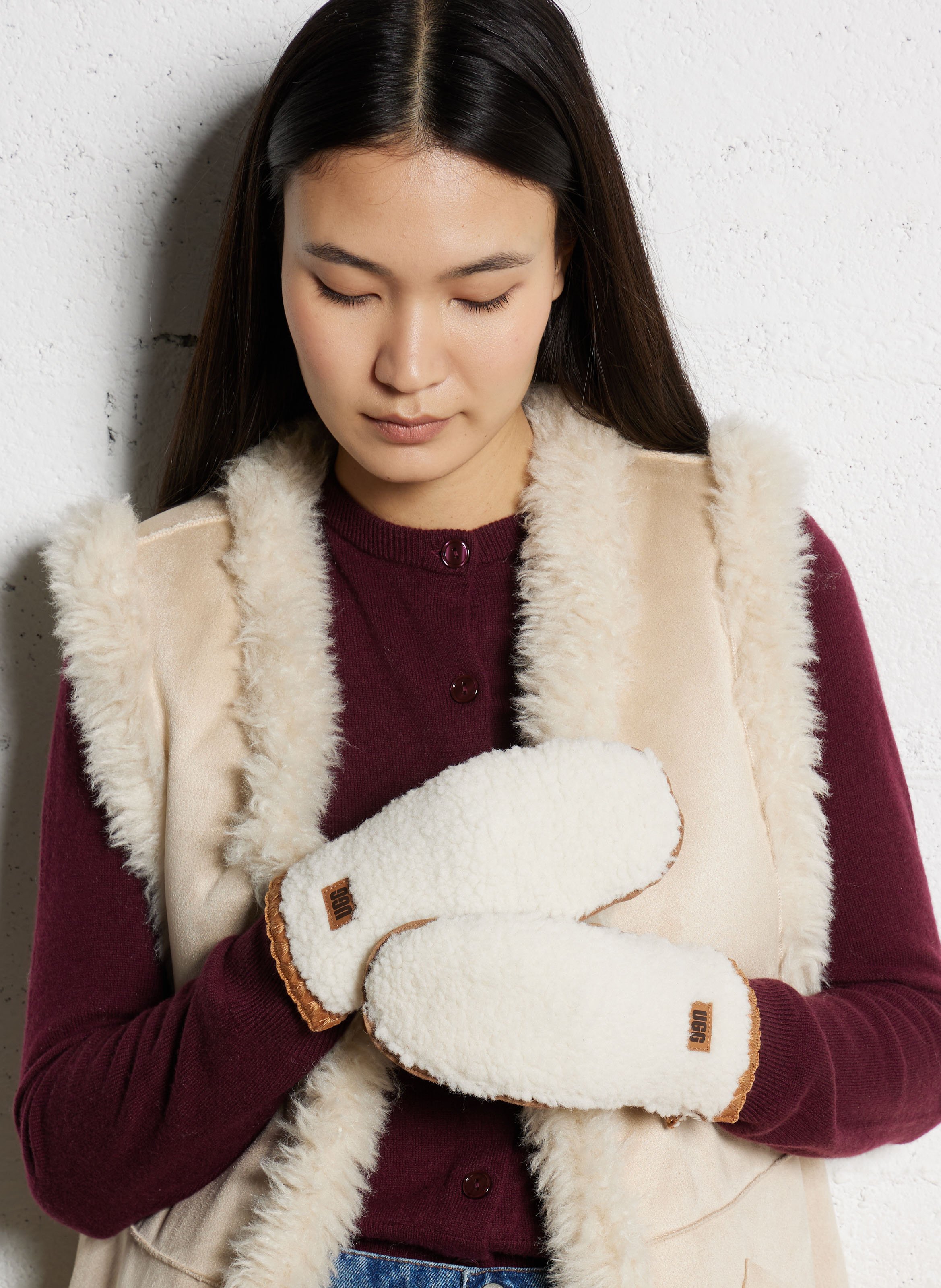 Handschuhe aus Veloursleder UGG