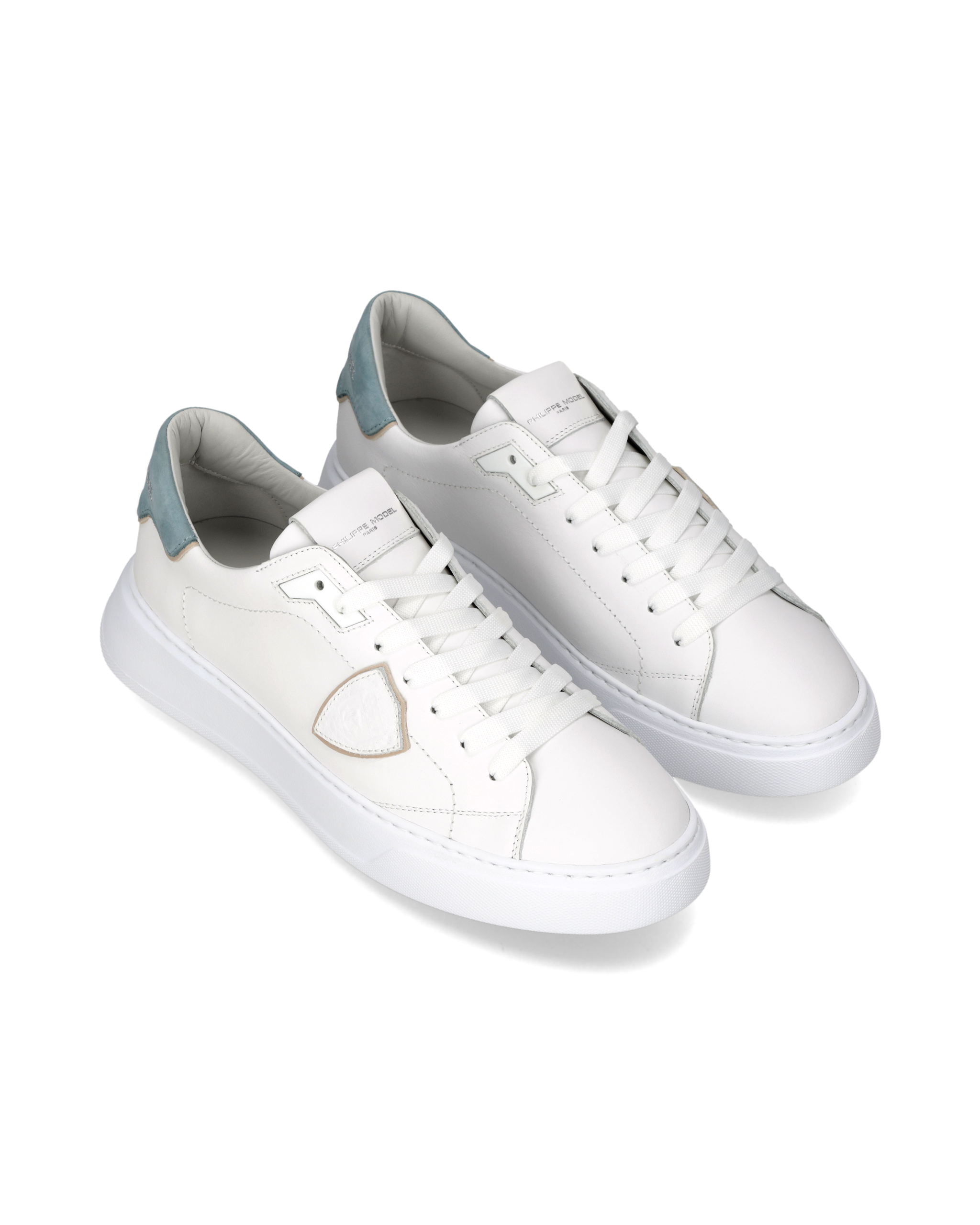 Tennis Temple Sneakers. PHILIPPE MODEL Blue