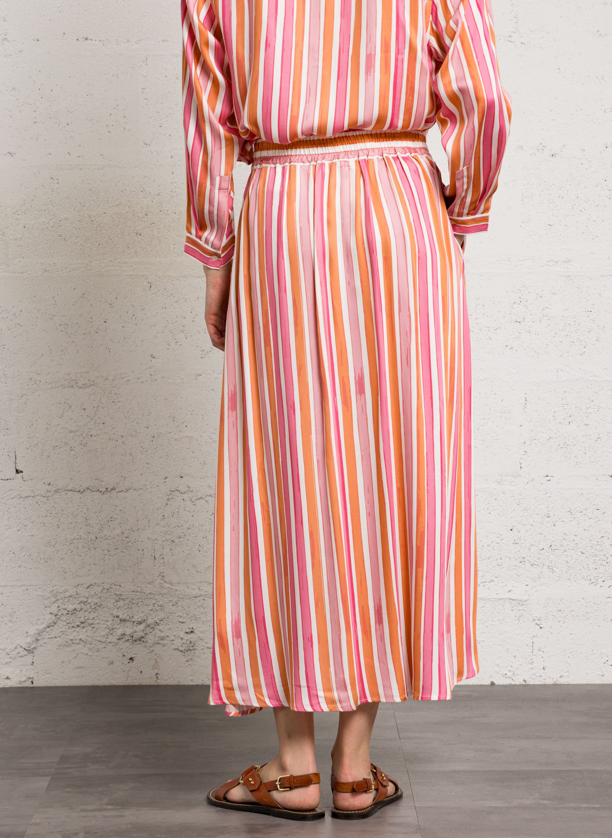 Langer Rock BELLA JONES Rosa