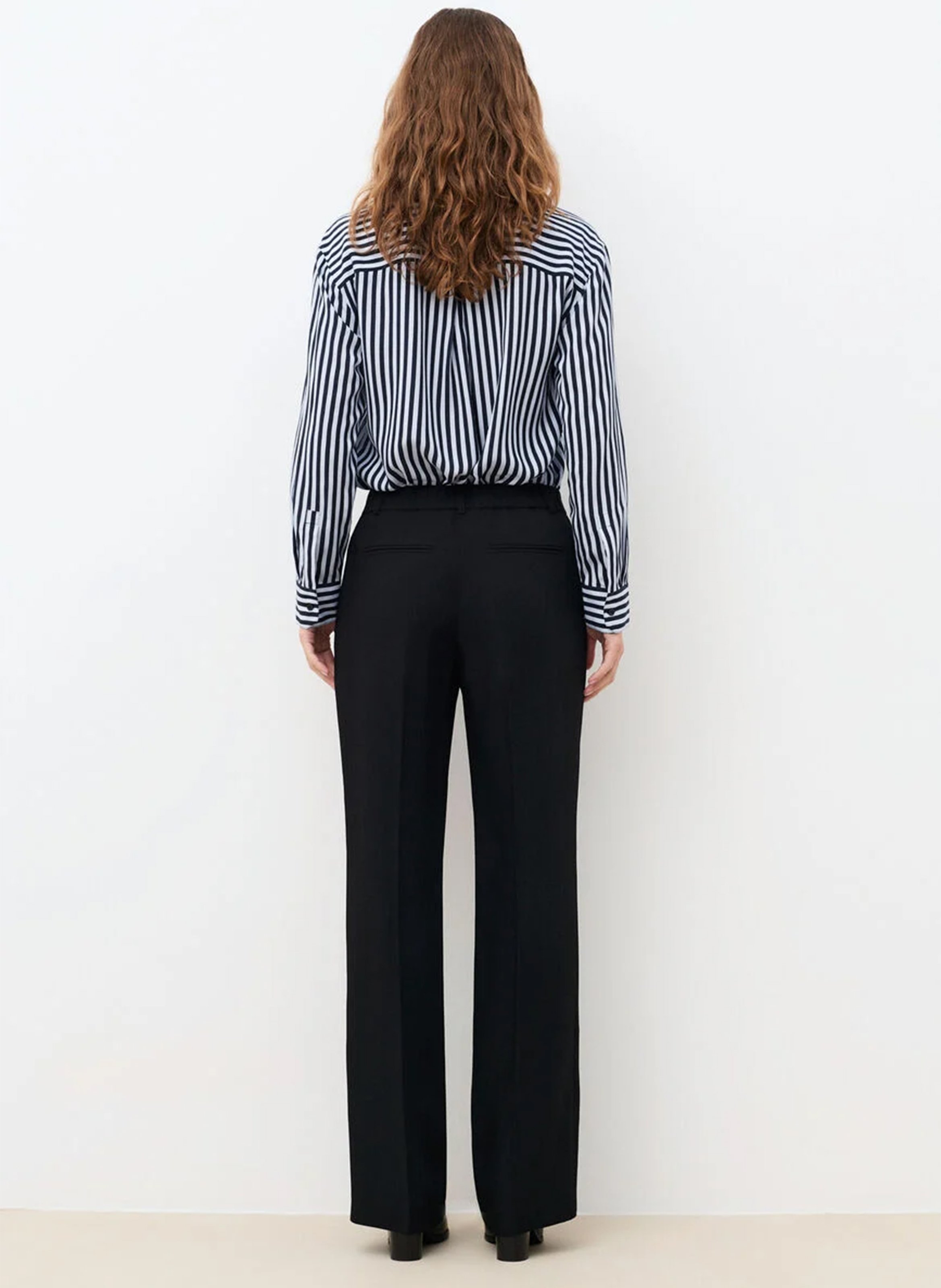 Pantalon droit CAROLL Noir