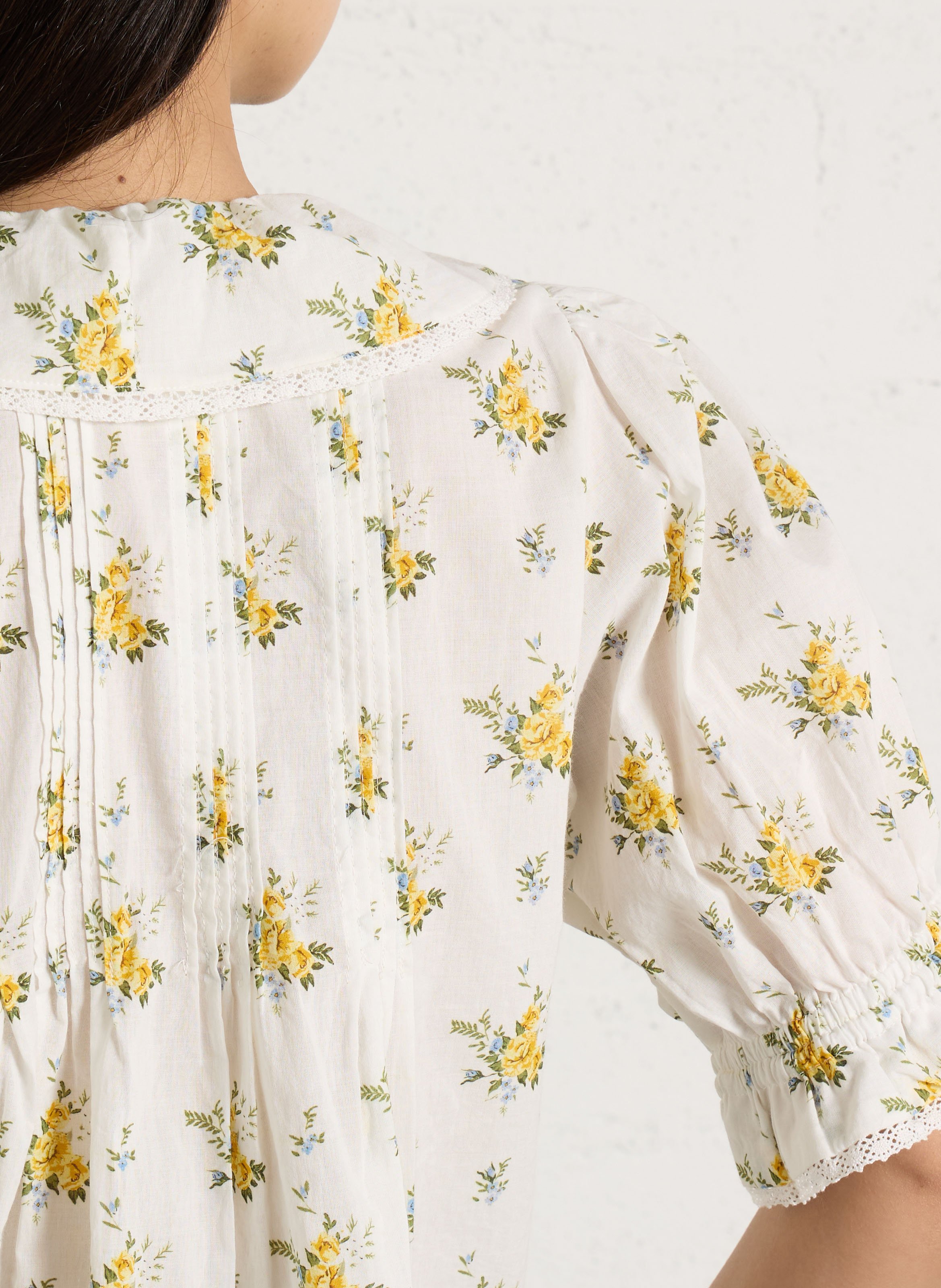 Blouse ample en coton THE NEW SOCIETY Jaune