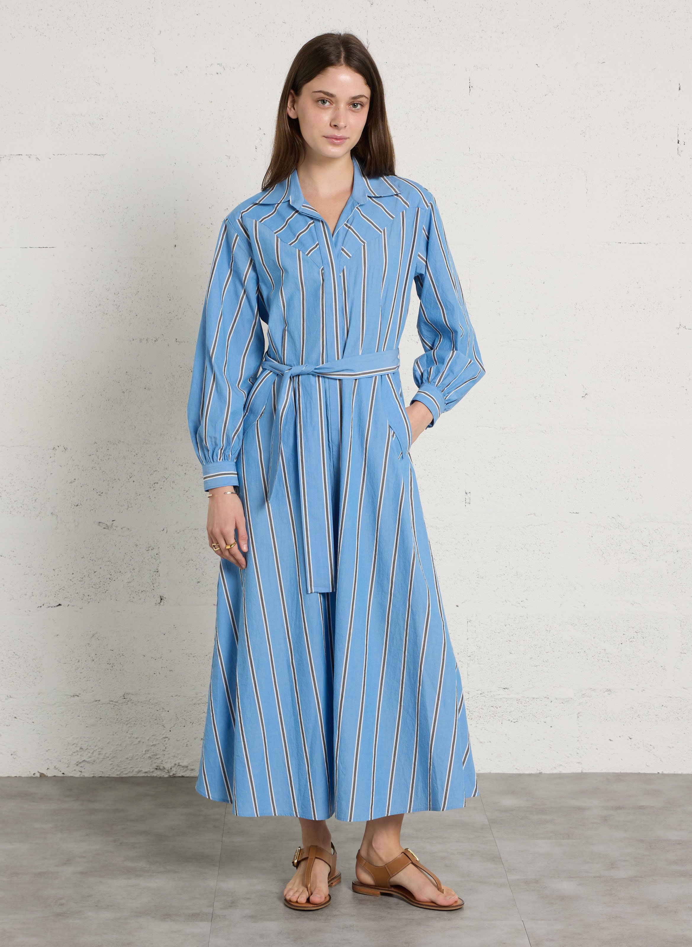 Gestreiftes Hemdkleid DIEGA Mehrfarbig