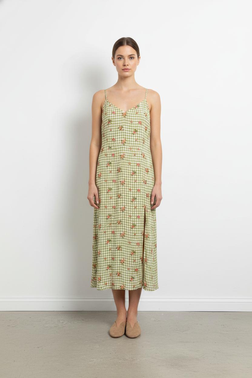 Short & midi dress REFORMATION - Seconde Main Green