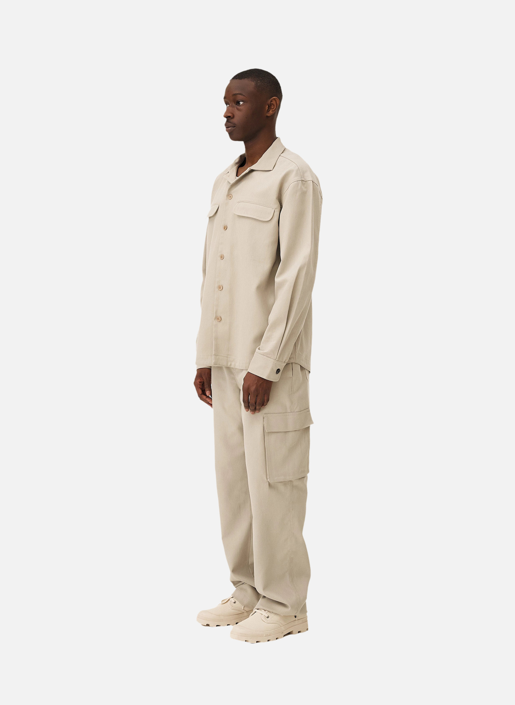 Cargo wide-leg pants Noyoco Beige