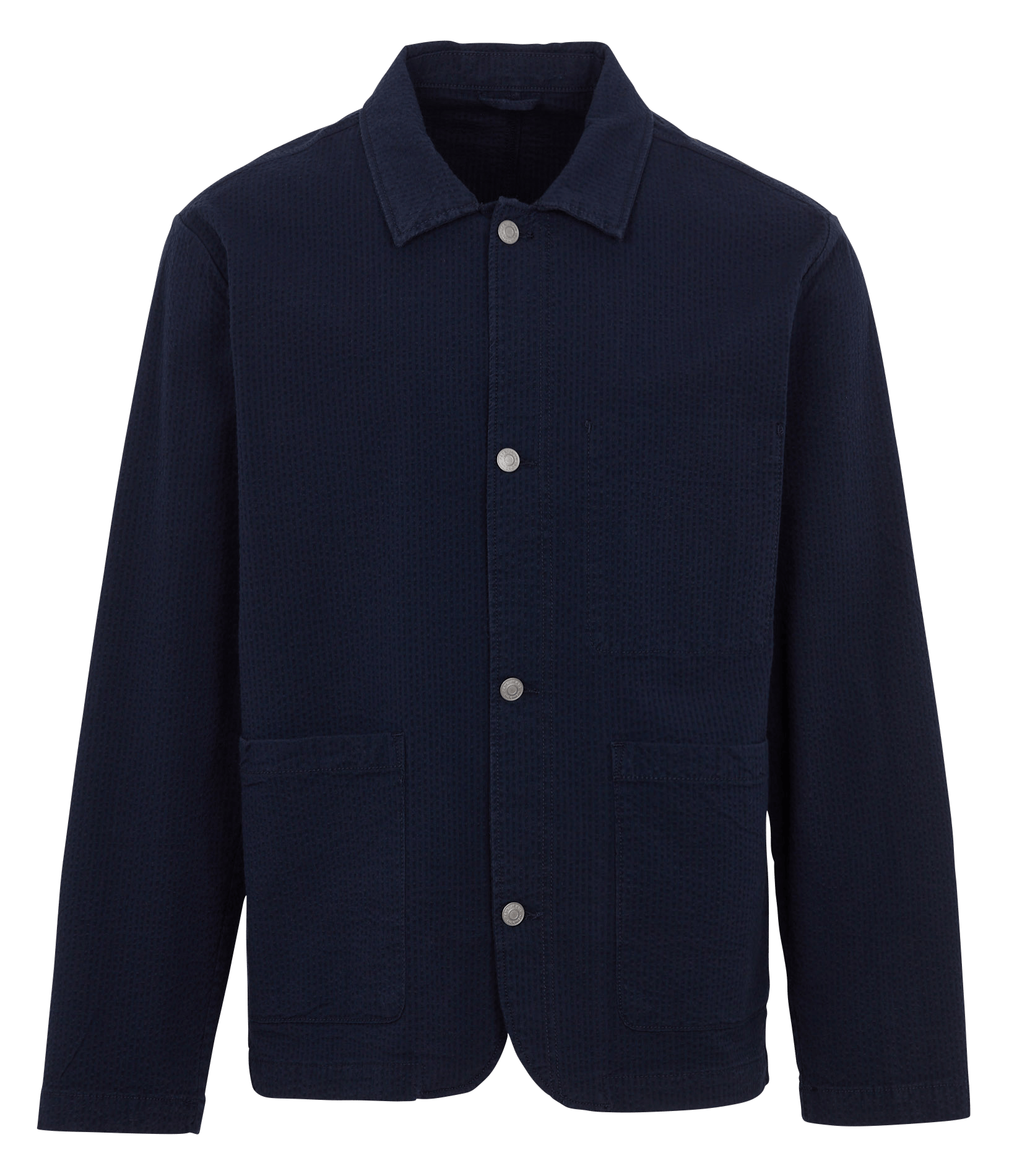 Giacca in cotone con colletto classico. PEPE JEANS Blu