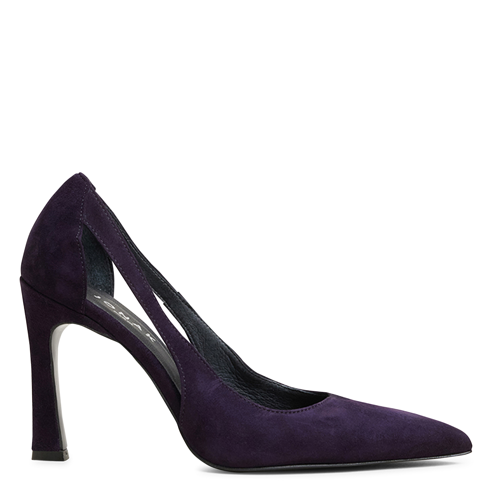 Escarpins bouts pointus en cuir velours JONAK