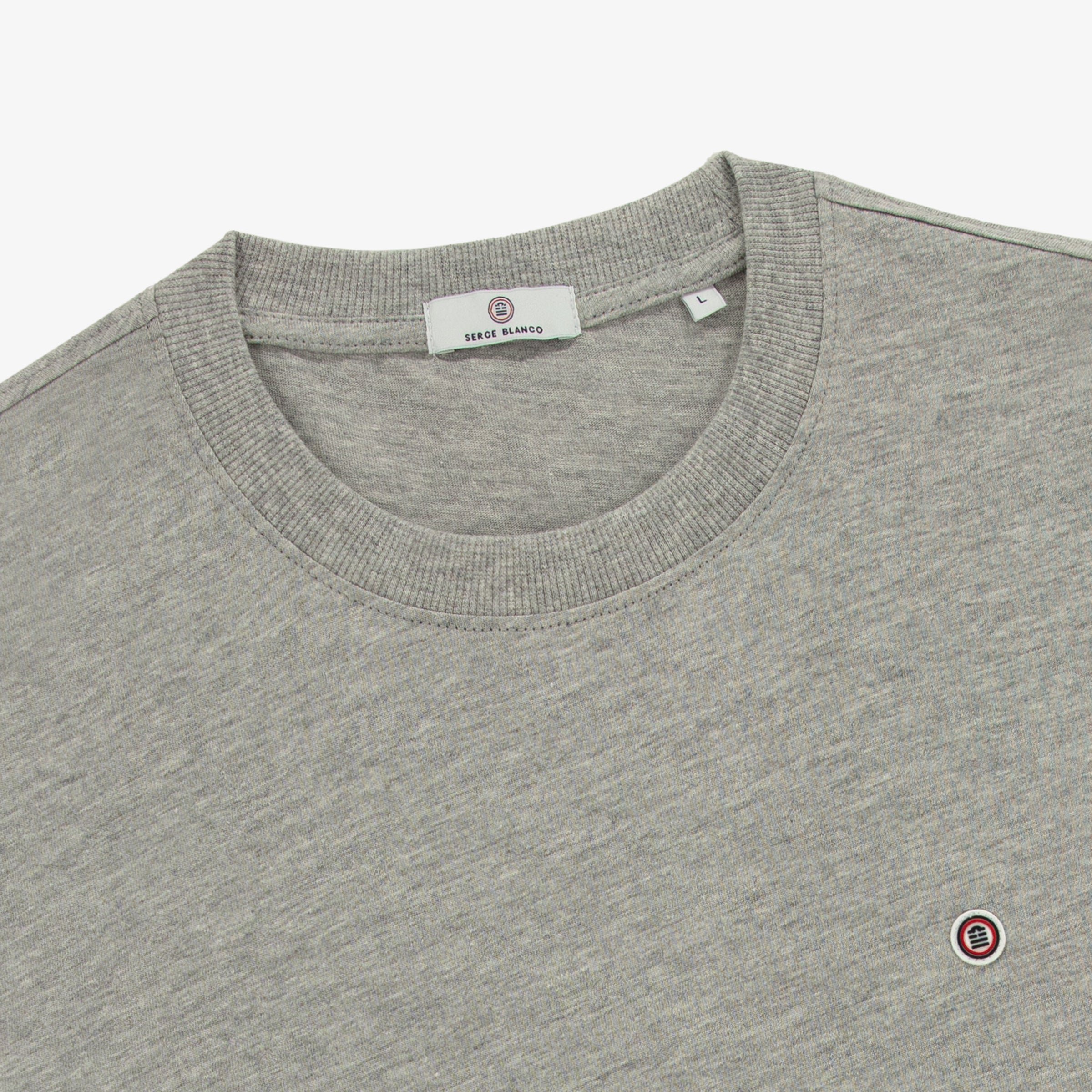 Short-sleeved cotton T-shirt SERGE BLANCO Grey