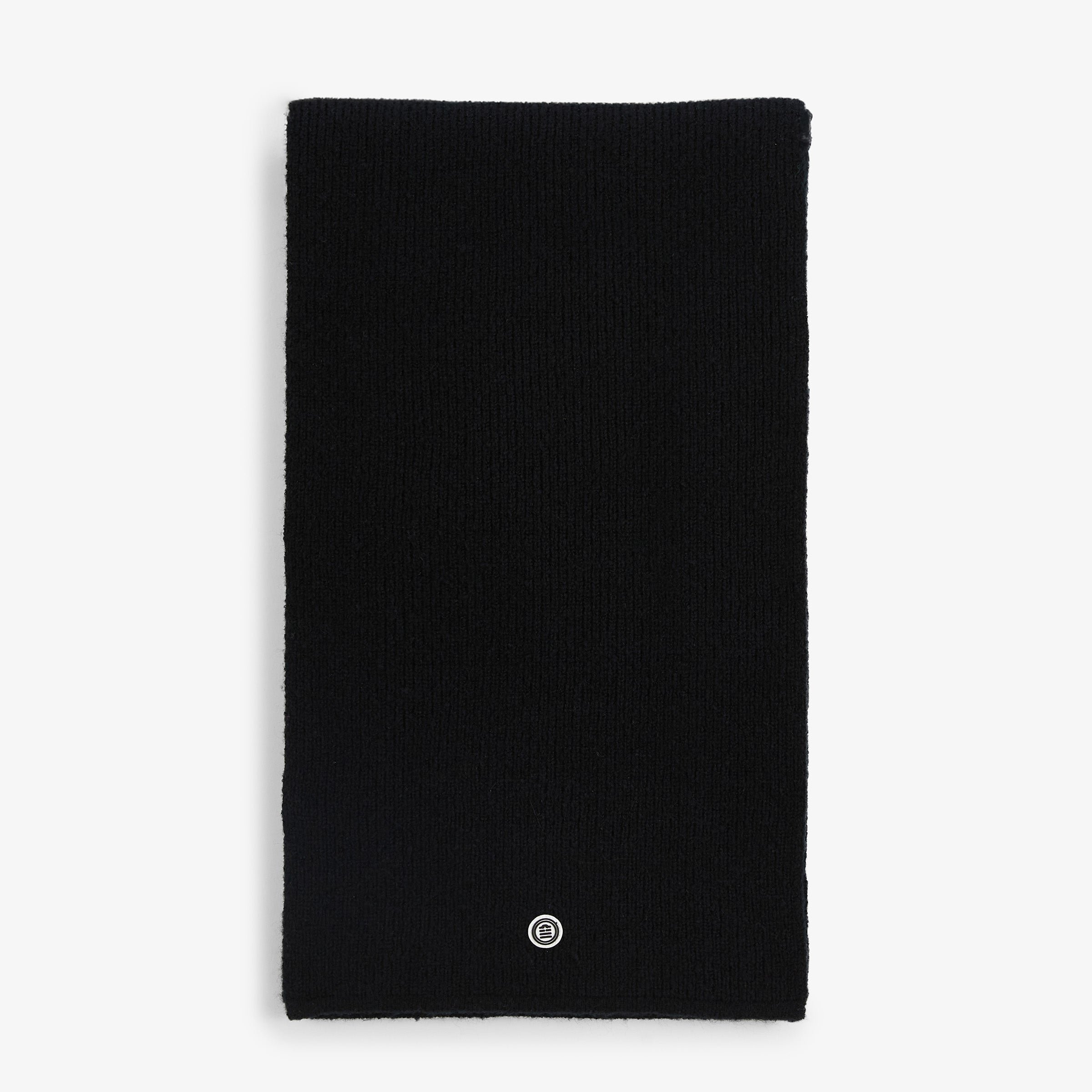 Rib-knit scarf SERGE BLANCO Black