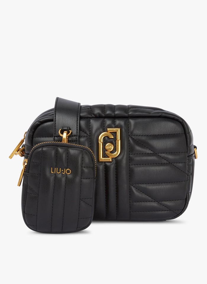 Quilted effect Shoulder Bag Nero Liu Jo Women Place des Tendances