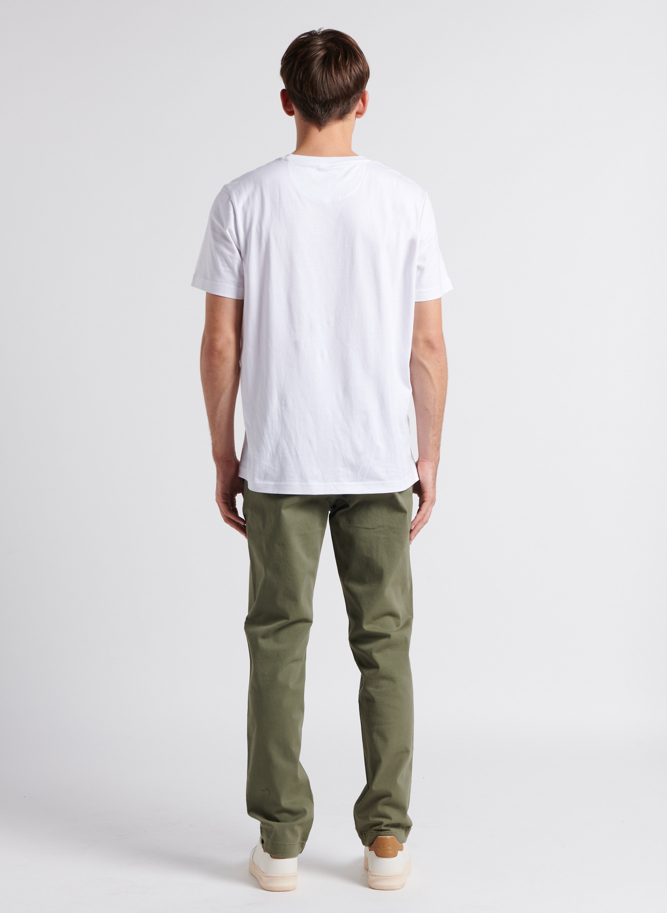 Slim-fit broek | katoenblend DOCKERS Groen