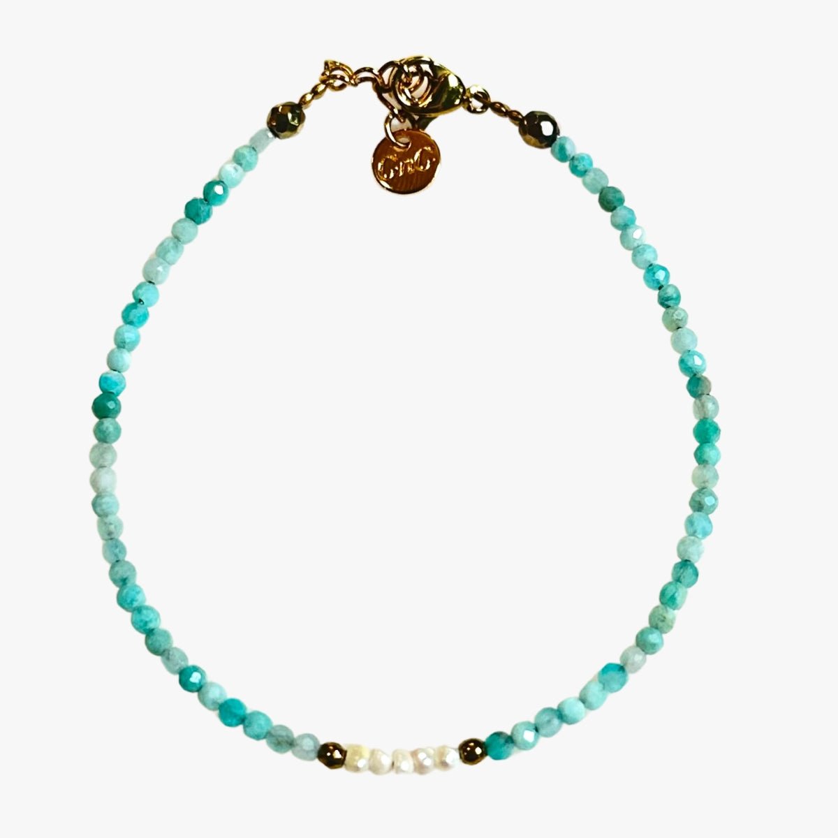 Amazonite bracelet GINANDGER Blue
