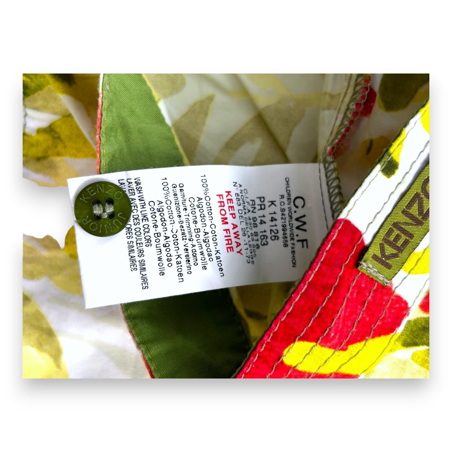 Short child green - 3 years KENZO - SECONDE MAIN Green