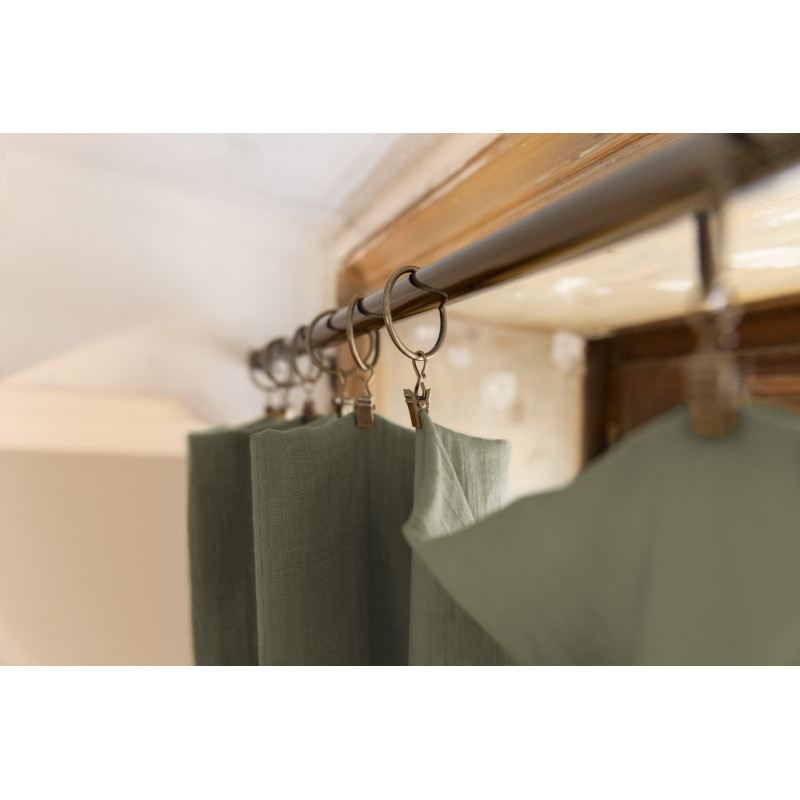 Blackout and Thermal Curtains L'EFFET PAPILLON Green