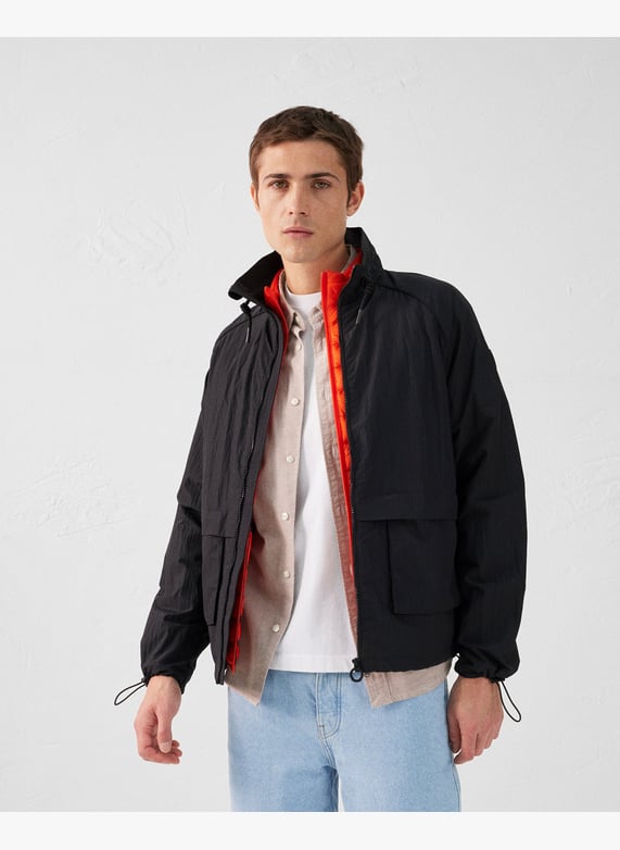 Veste coupe-vent homme Puma Olympique de Marseille Africa 2024 - Blanc Veste coupe-vent homme Puma Olympique de Marseille Africa 2024 - Blanc