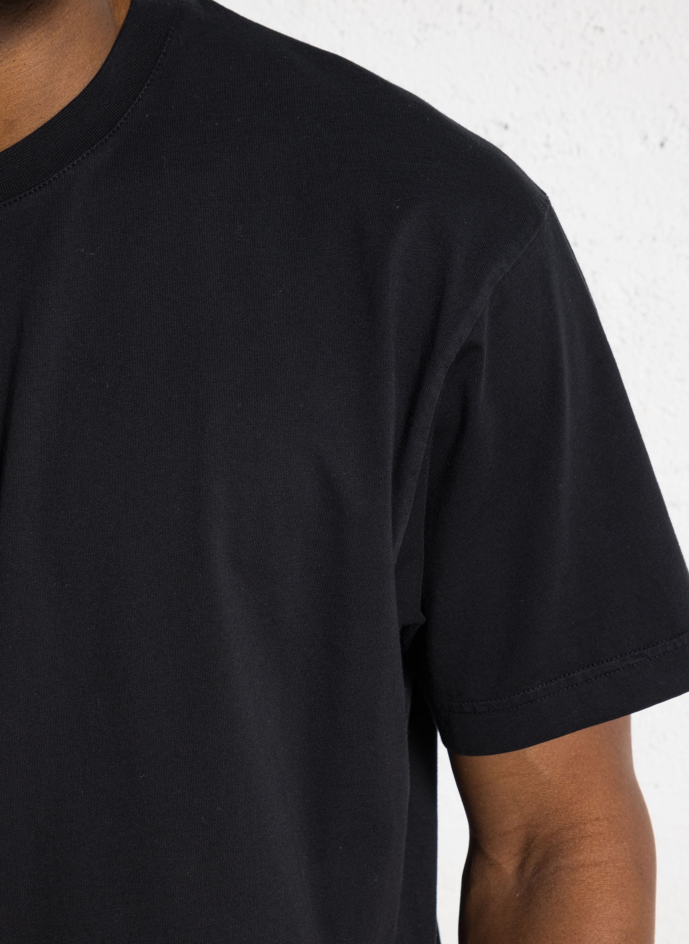 Bio-Baumwoll-T-Shirt COLORFUL STANDARD Schwarz