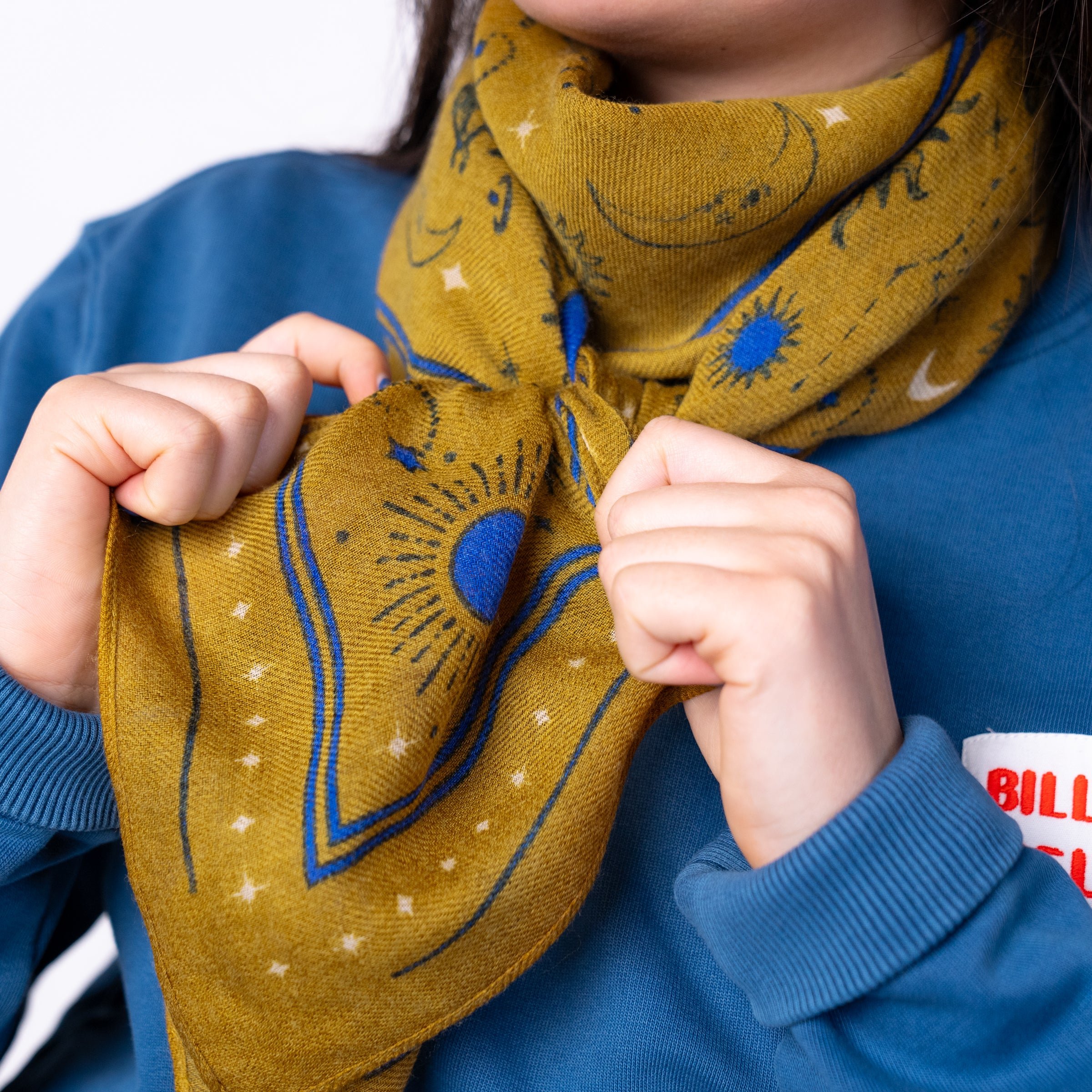 Madeleine wool scarf BILLYBELT Green