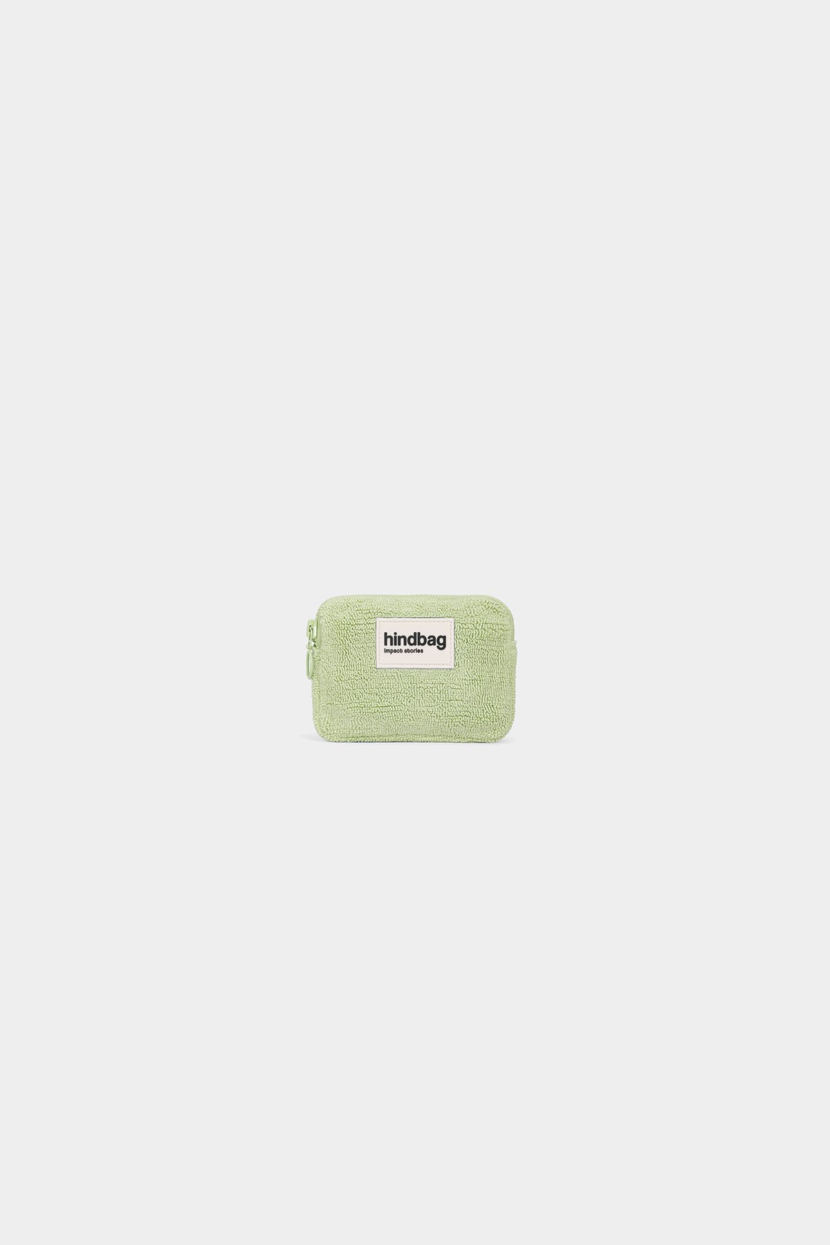 Cotton coin purse LILI Eponge vert amande