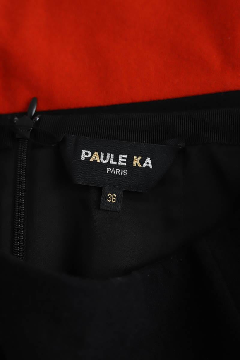 Wool mini skirt PAULE KA - Seconde main Black