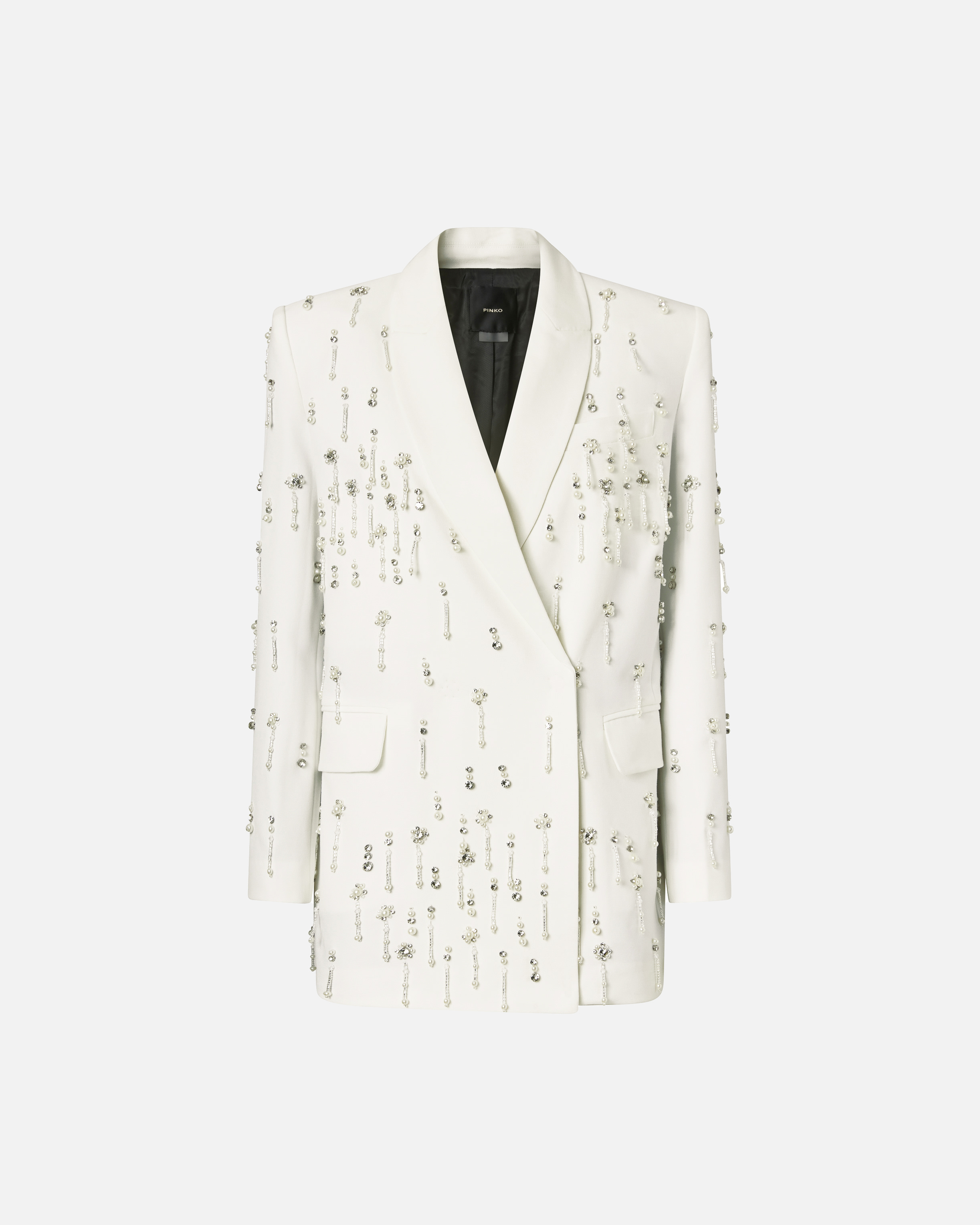 Blazer with crystals and pearls PINKO