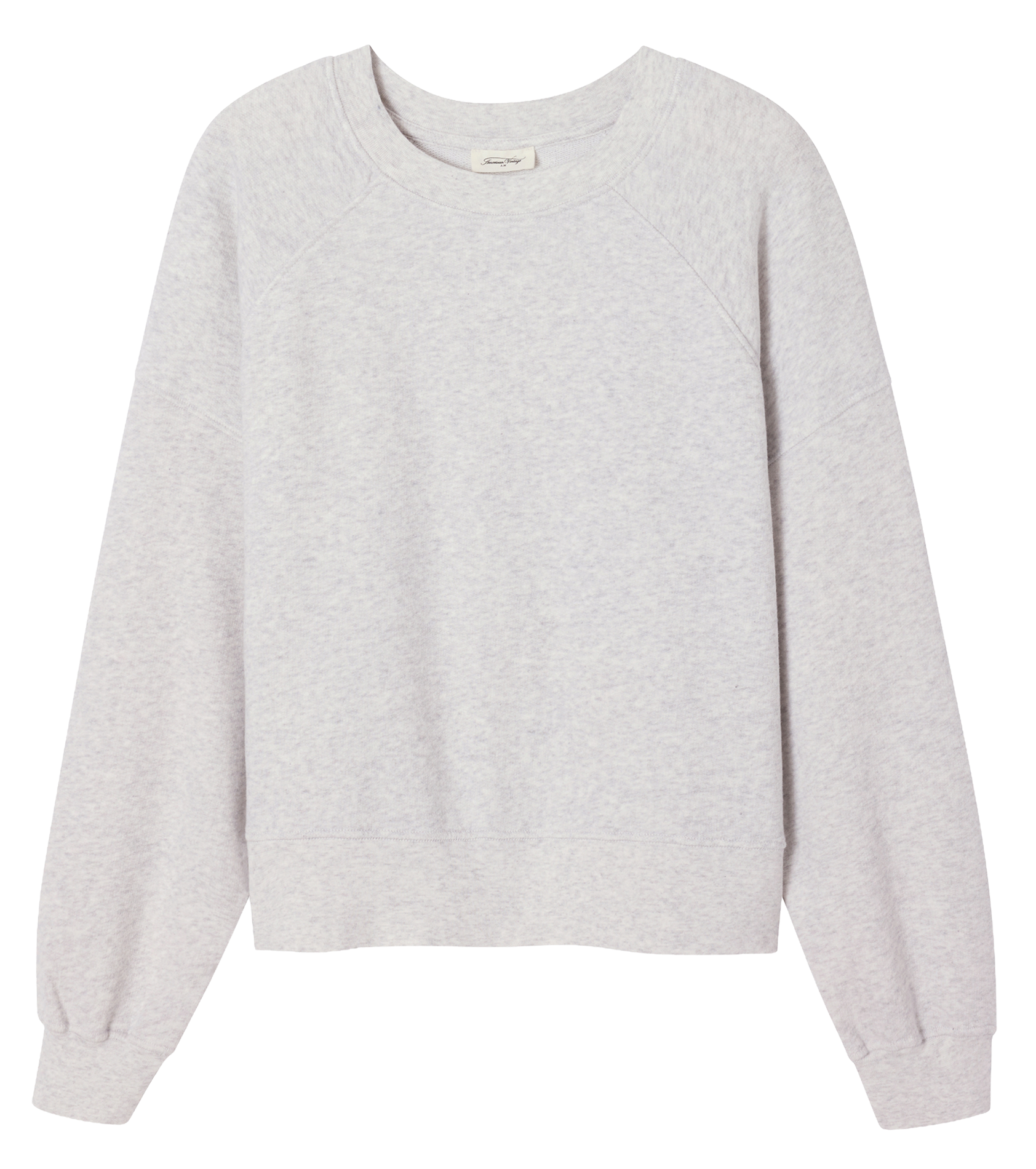 Oversize-Sweatshirt aus Baumwoll-Mix mit Rundhalsausschnitt AMERICAN VINTAGE