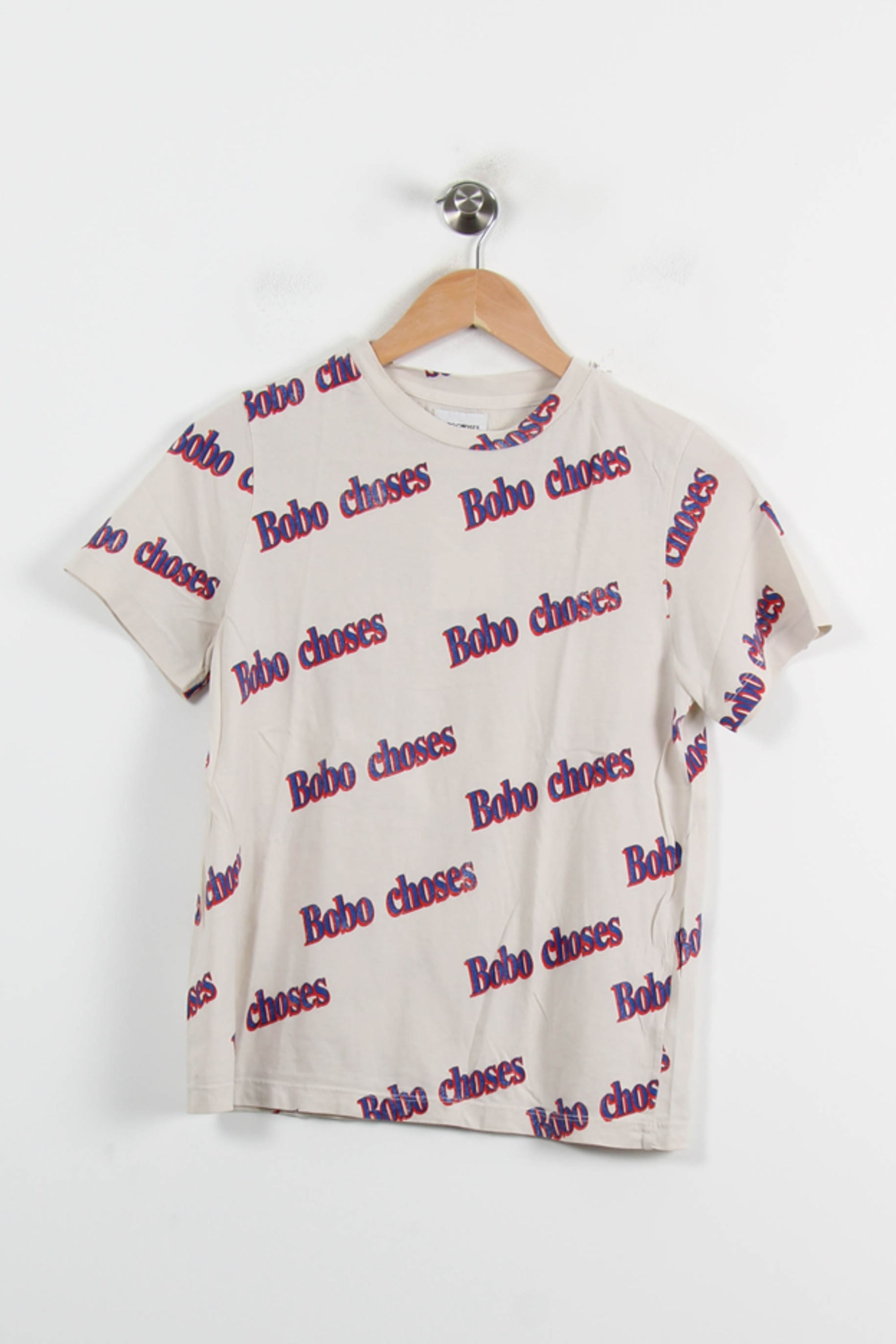 Tommy Badge T-shirt BOBO CHOSES - Seconde Main Beige