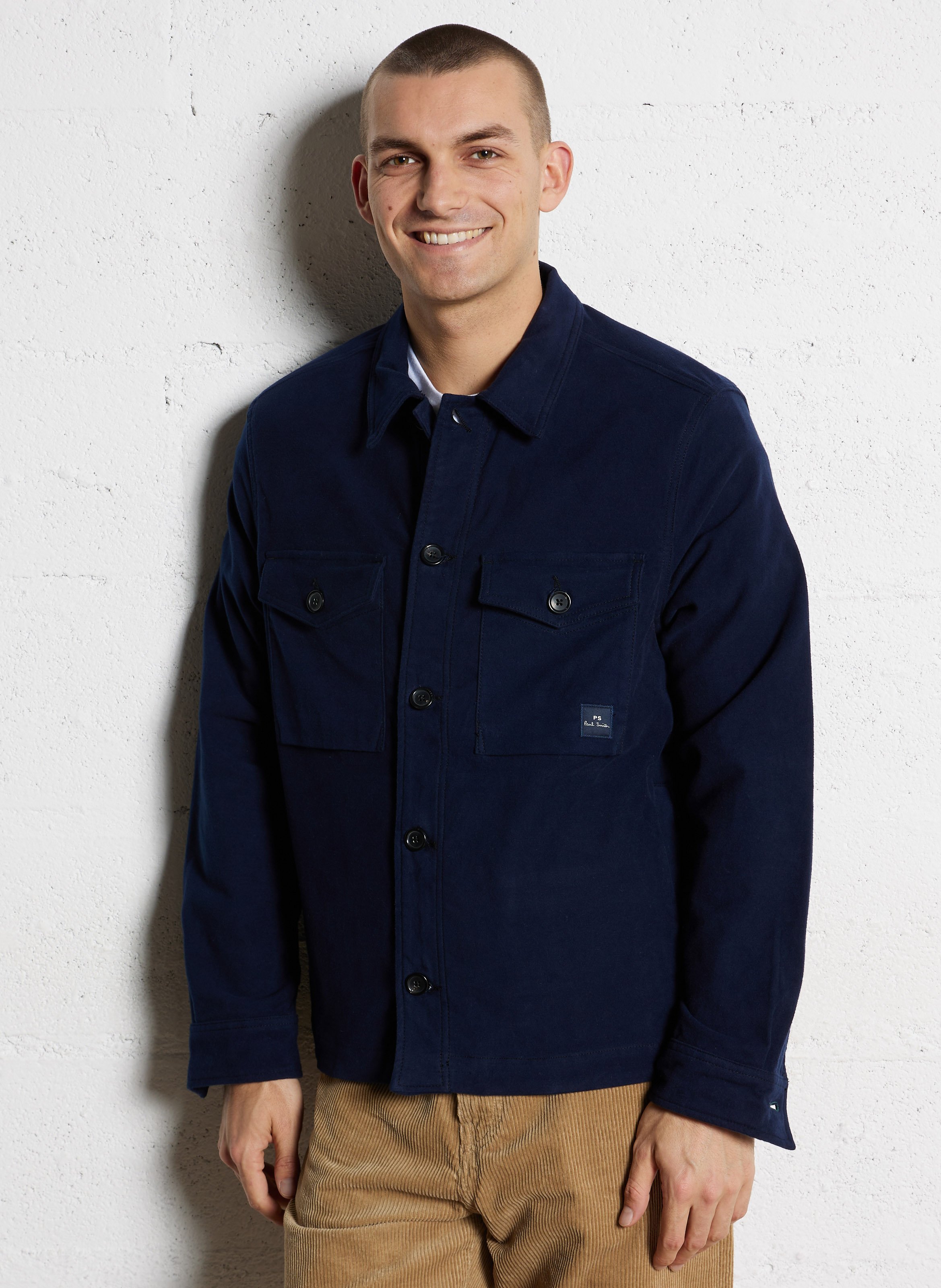 Classic shirt in blended cotton PAUL SMITH Blue