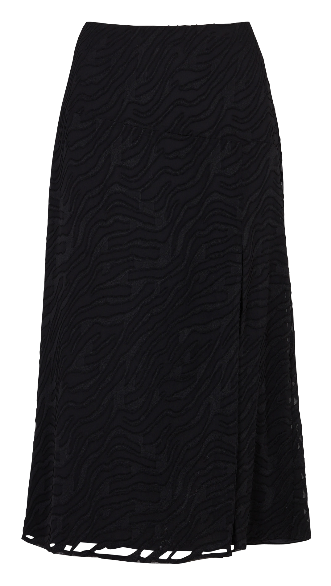 Embroidered midi skirt KOOKAI Black