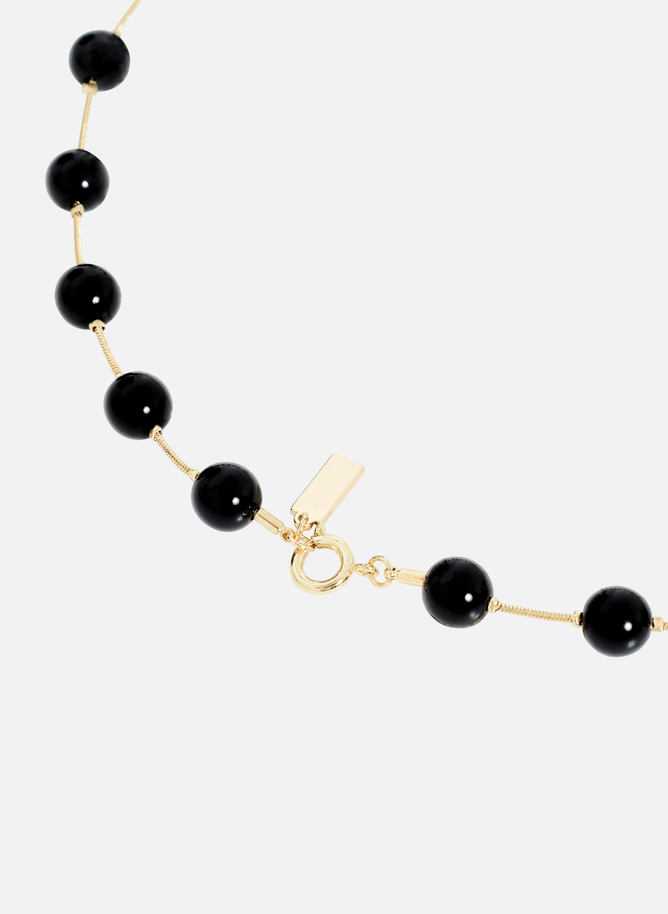 Pearl necklace with pendant THE KOOPLES Yellow