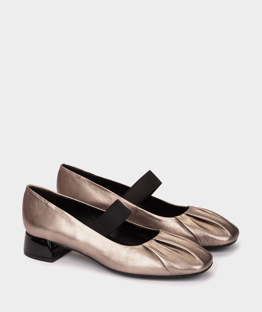 Metallic heeled shoes PEDRO MIRALLES Golden