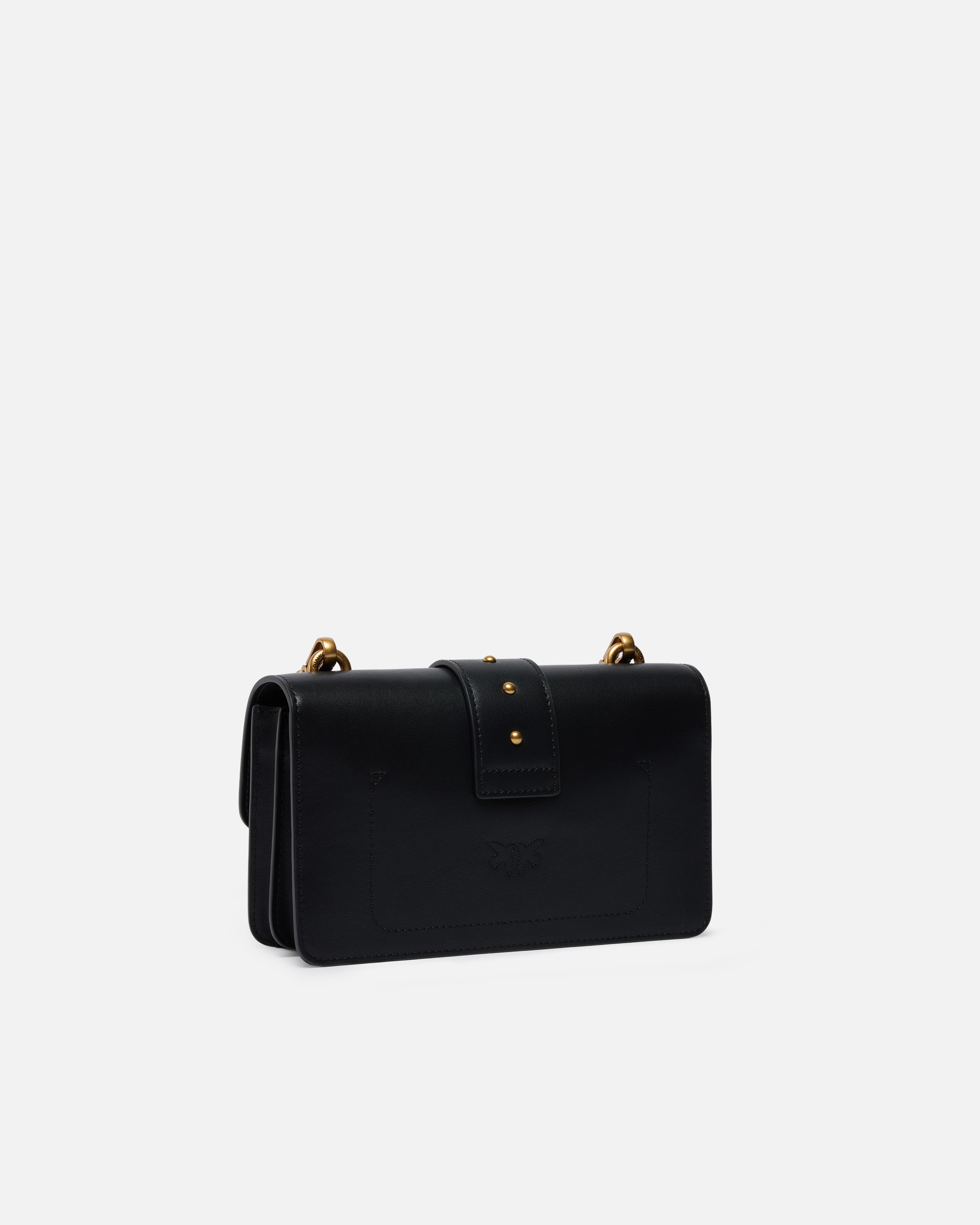 Small Love Bag One leather crossbody bag Black