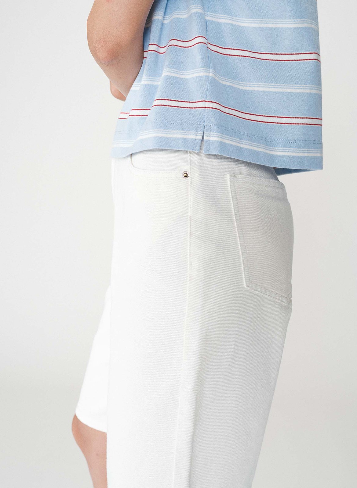 Effen T-shirt GRACE ET MILA Blauw