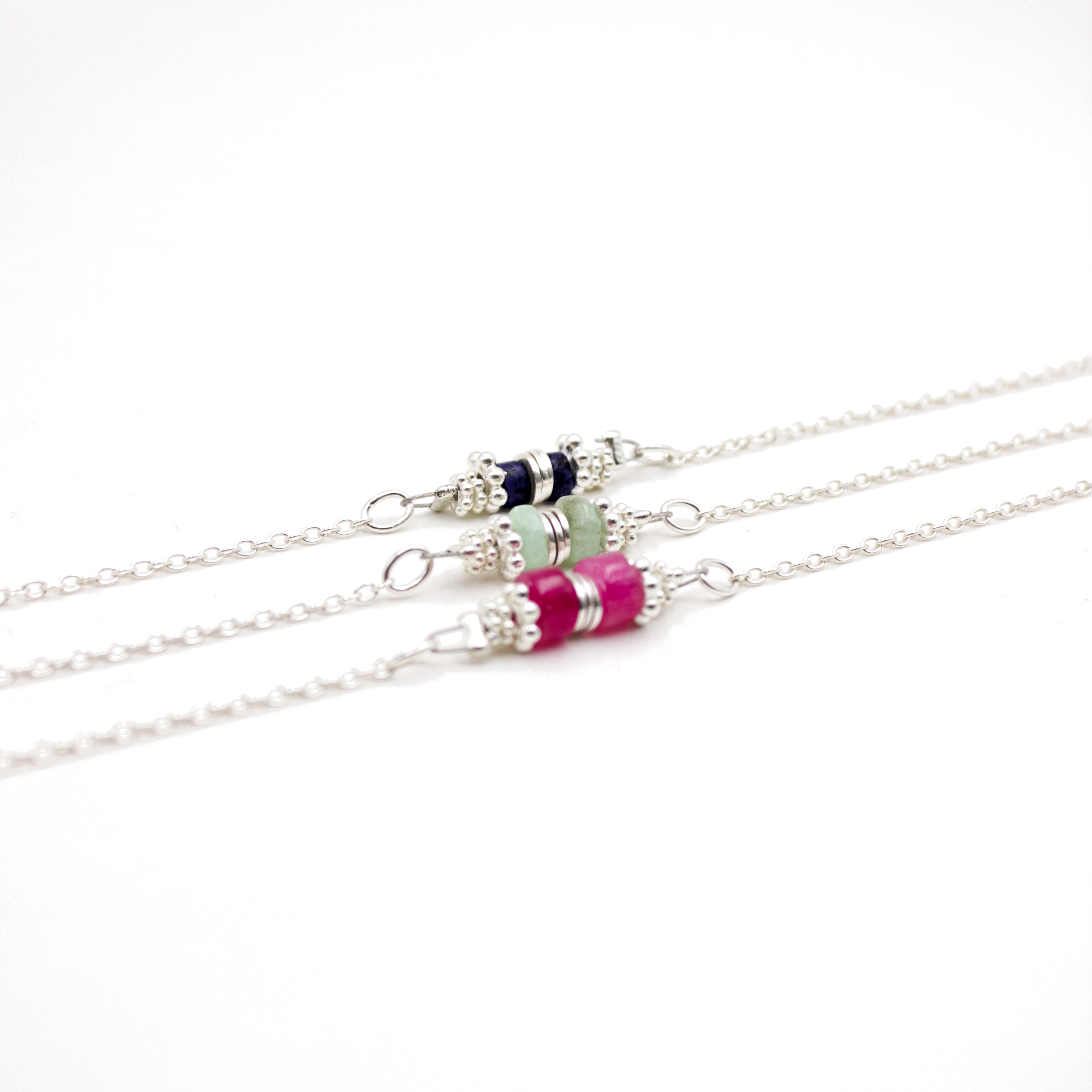 Bracelet tige heishi argent - jane L'ATELIER DES DAMES Argent