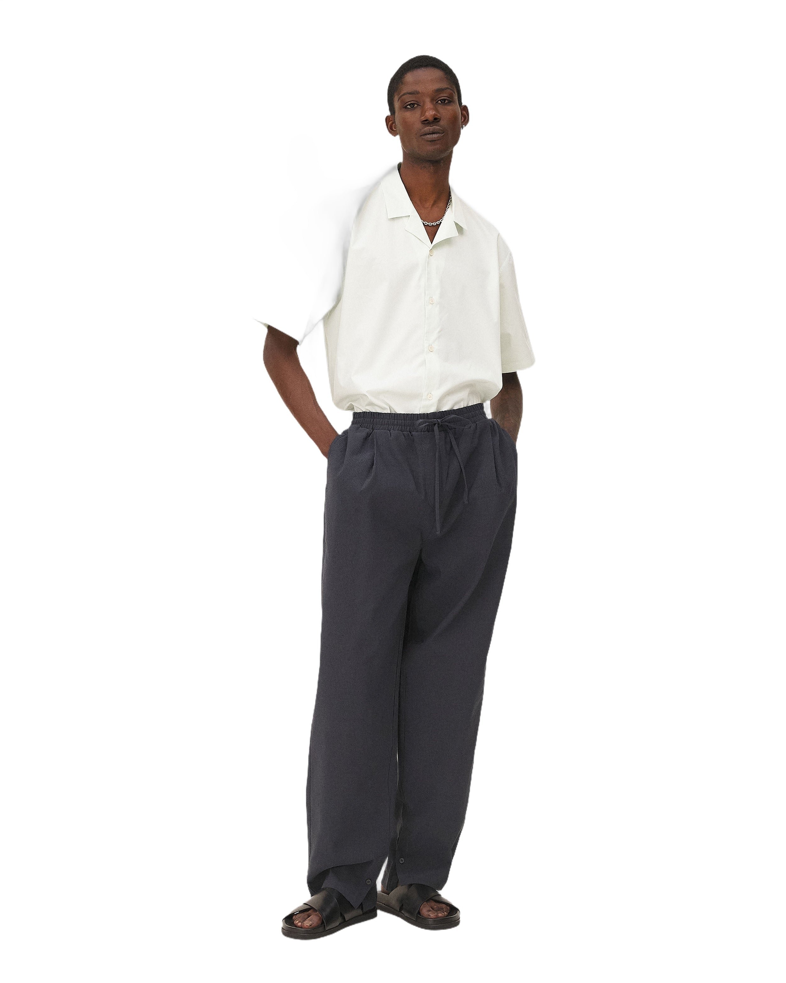 Casual pants Helio Dark Blue Noyoco Blue