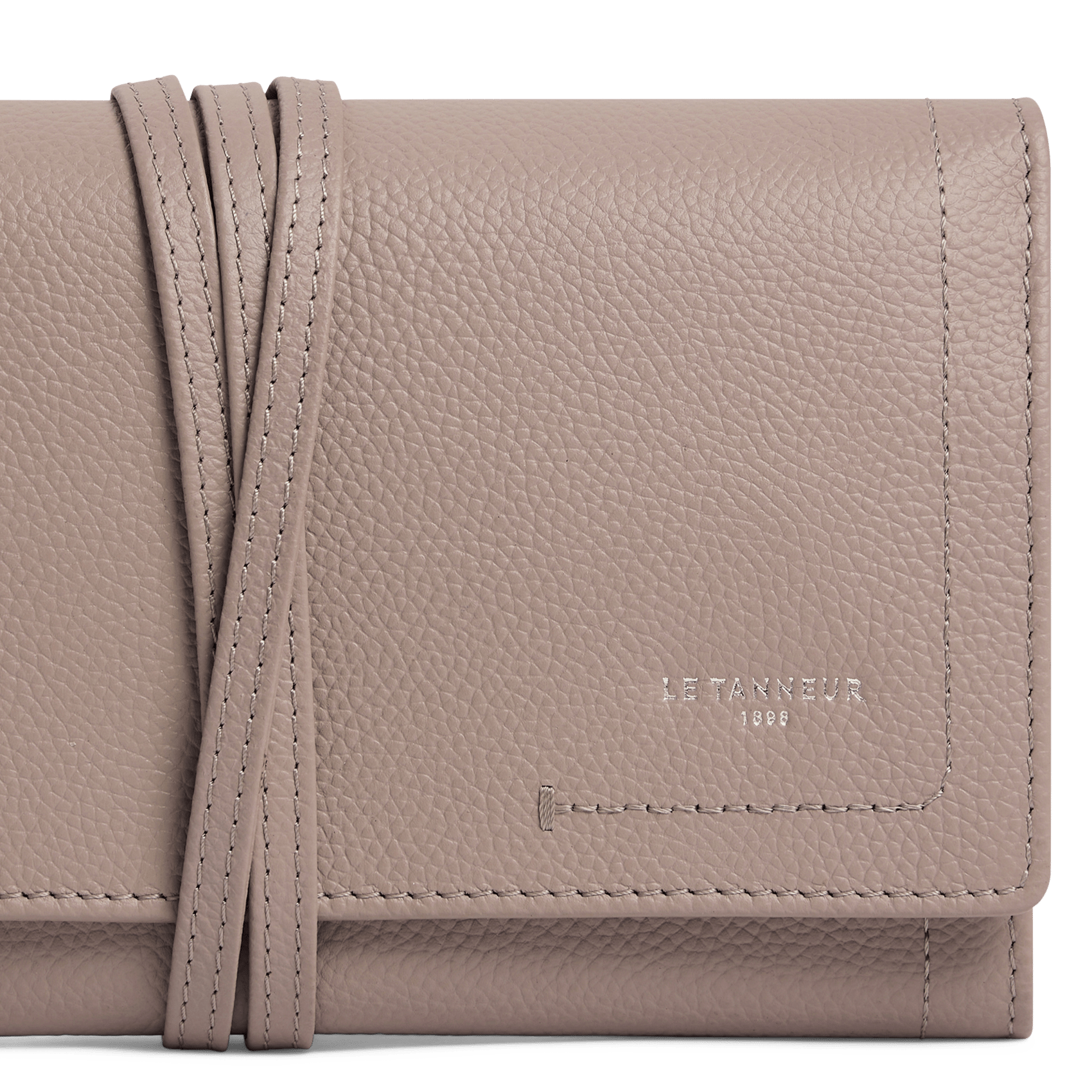 Leather jewelry case LE TANNEUR Beige