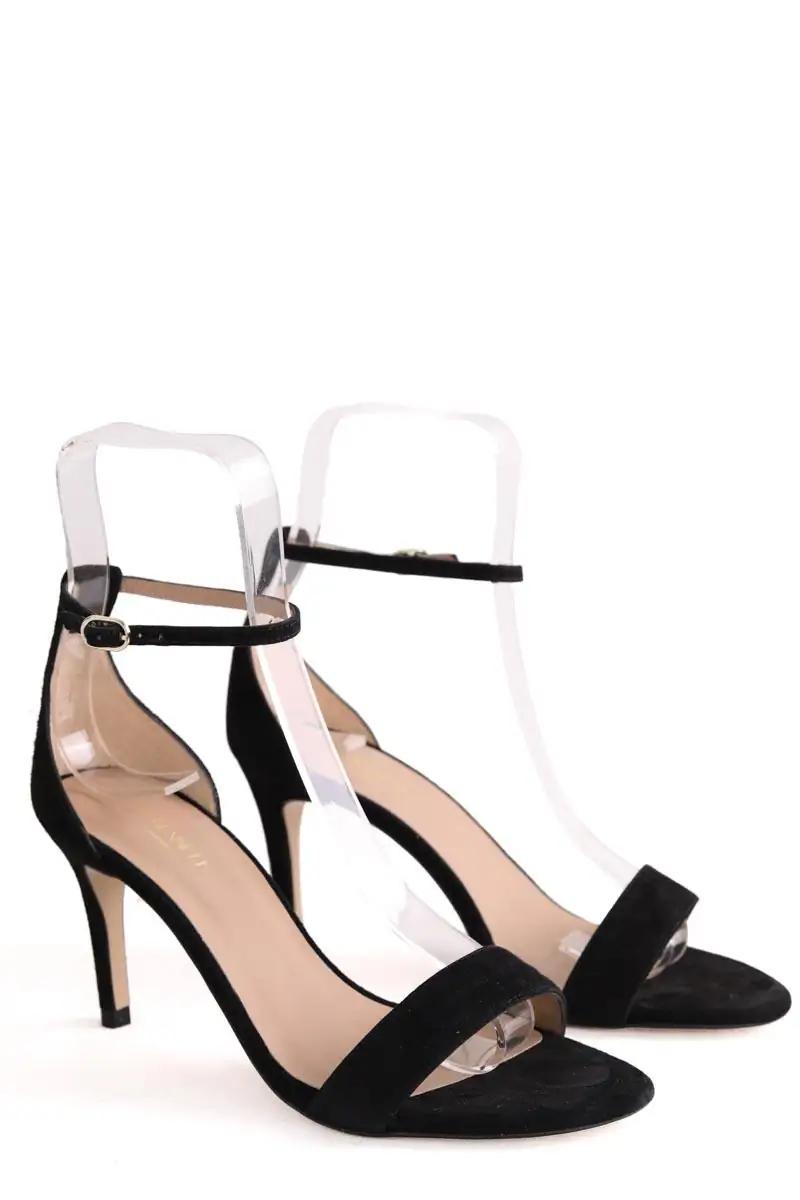 Faux leather sandals LK BENNETT - Seconde Main Black