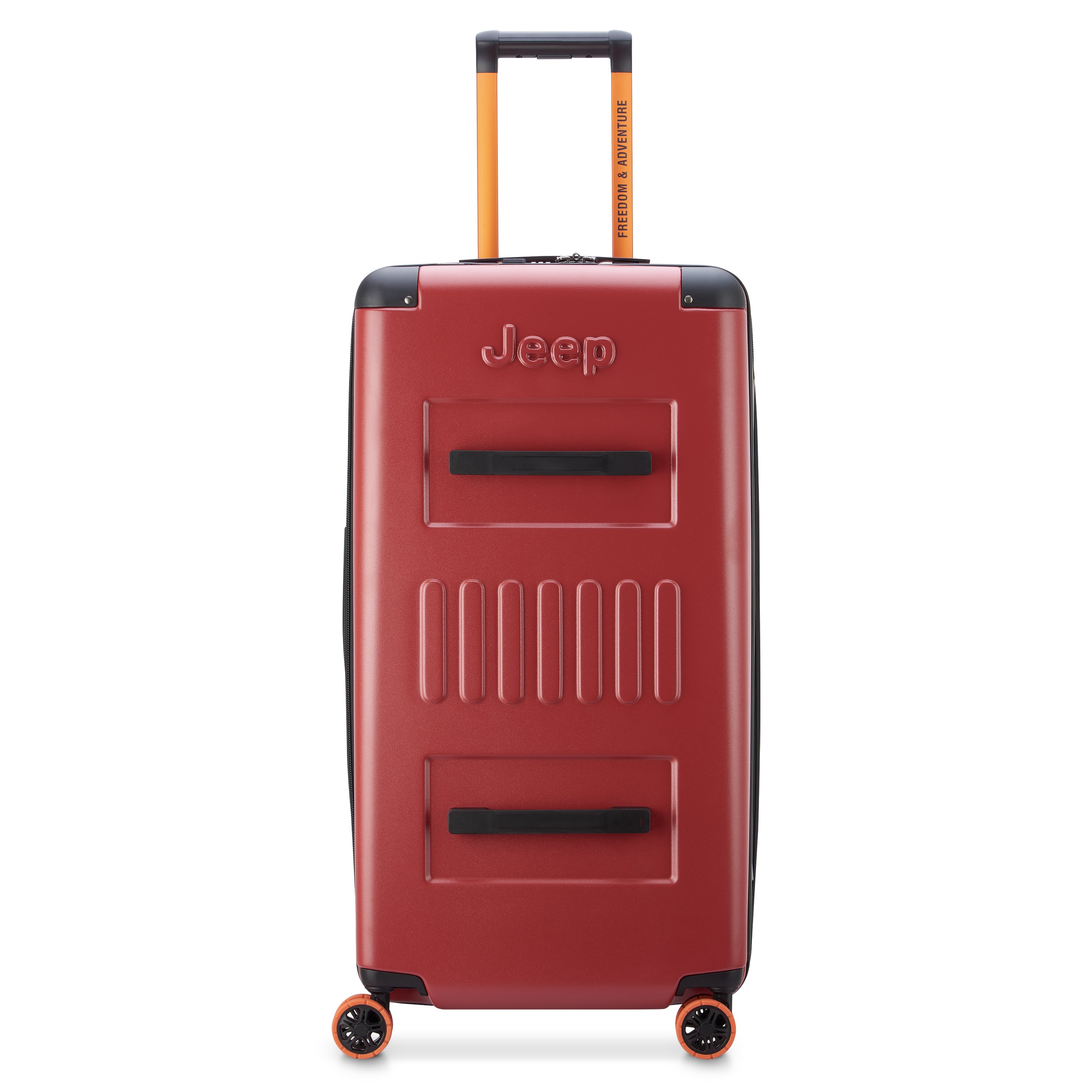 Valise soute rigide 80 cm x 41 cm x 37 cm cm - 121 l - xxl DELSEY PARIS Rouge