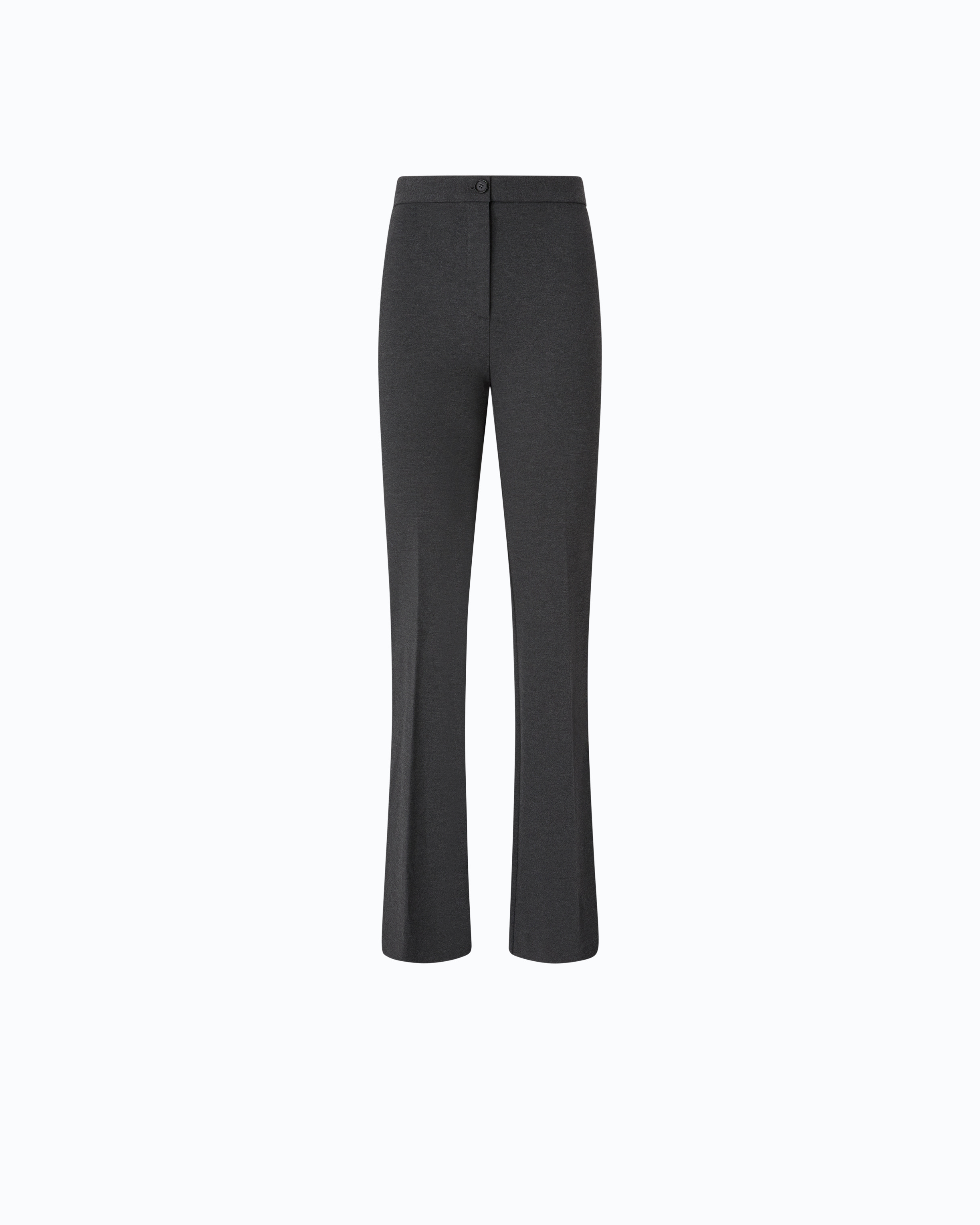 Flared trousers in punto stoffa knit PINKO Grey