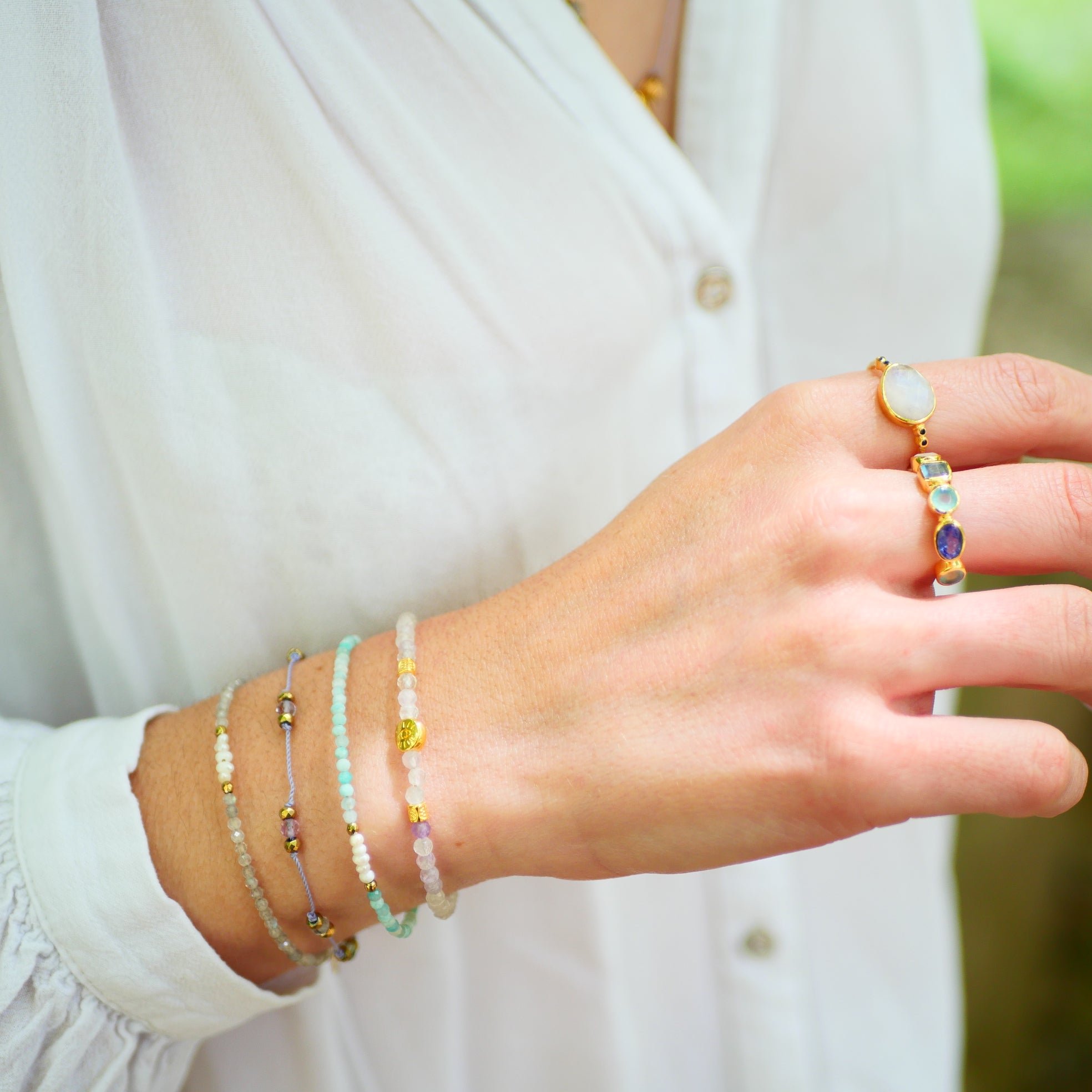 Amazonite bracelet GINANDGER Blue