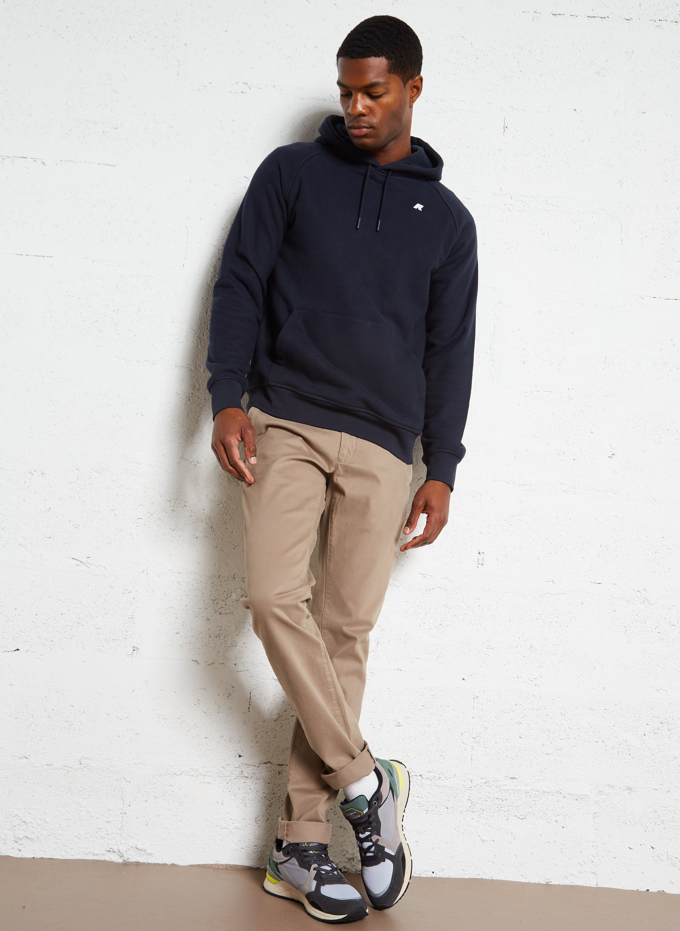 Kapuzensweatshirt Blau