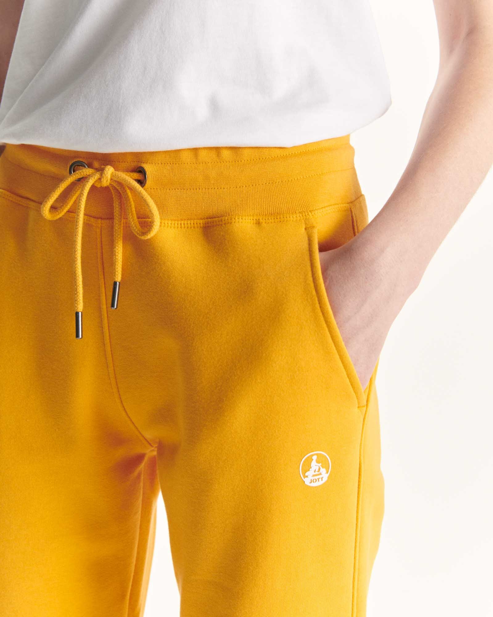 Organic cotton Valparaiso jogging pants JOTT Orange