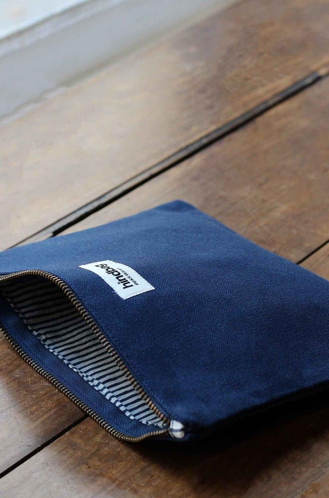 Cotton clutch bag HINDBAG Blue