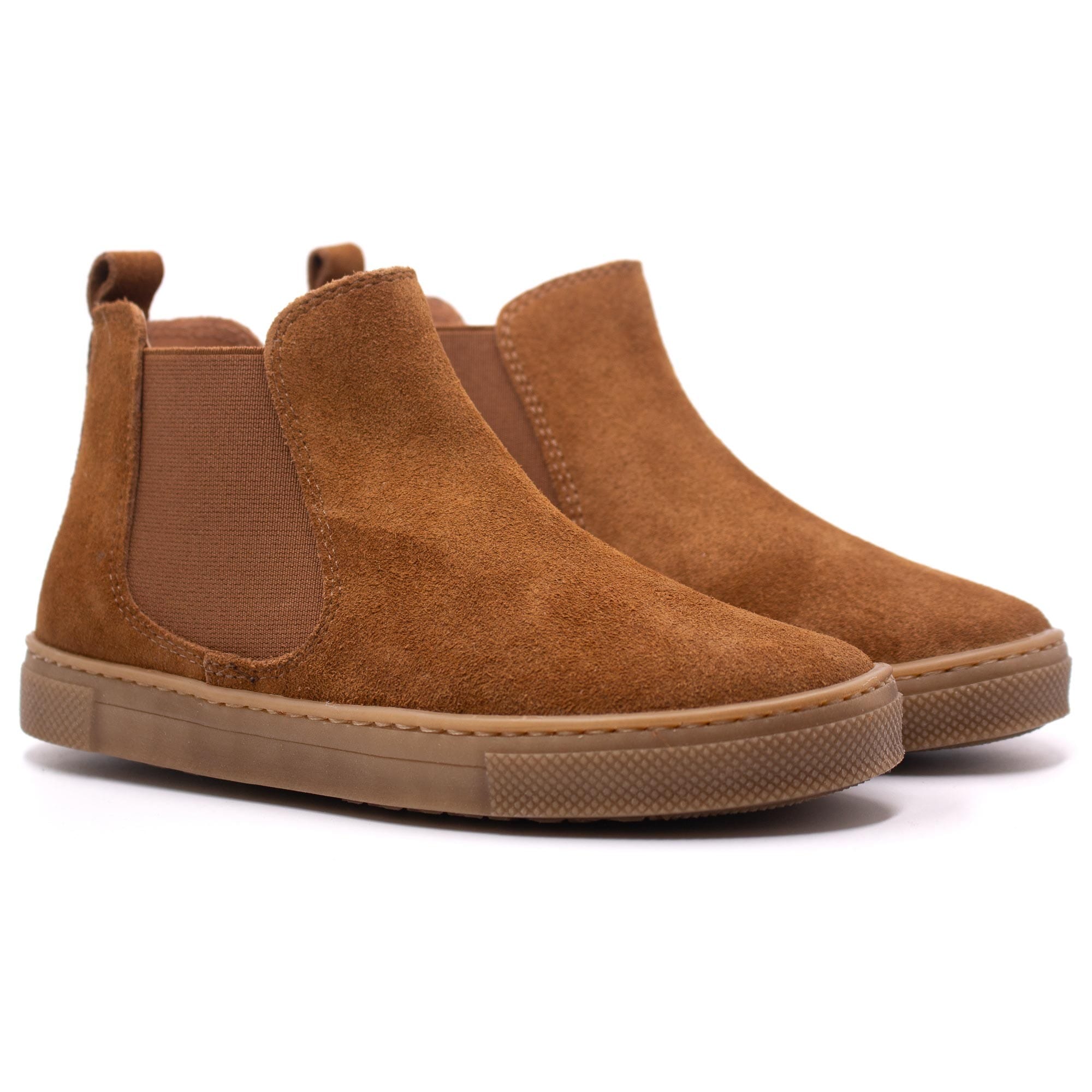 Boots enfant en daim Boni & Sidonie Beige