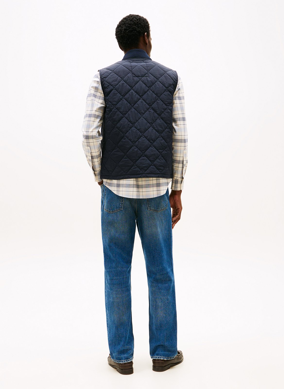 Quilted sleeveless jacket TOMMY HILFIGER Blue