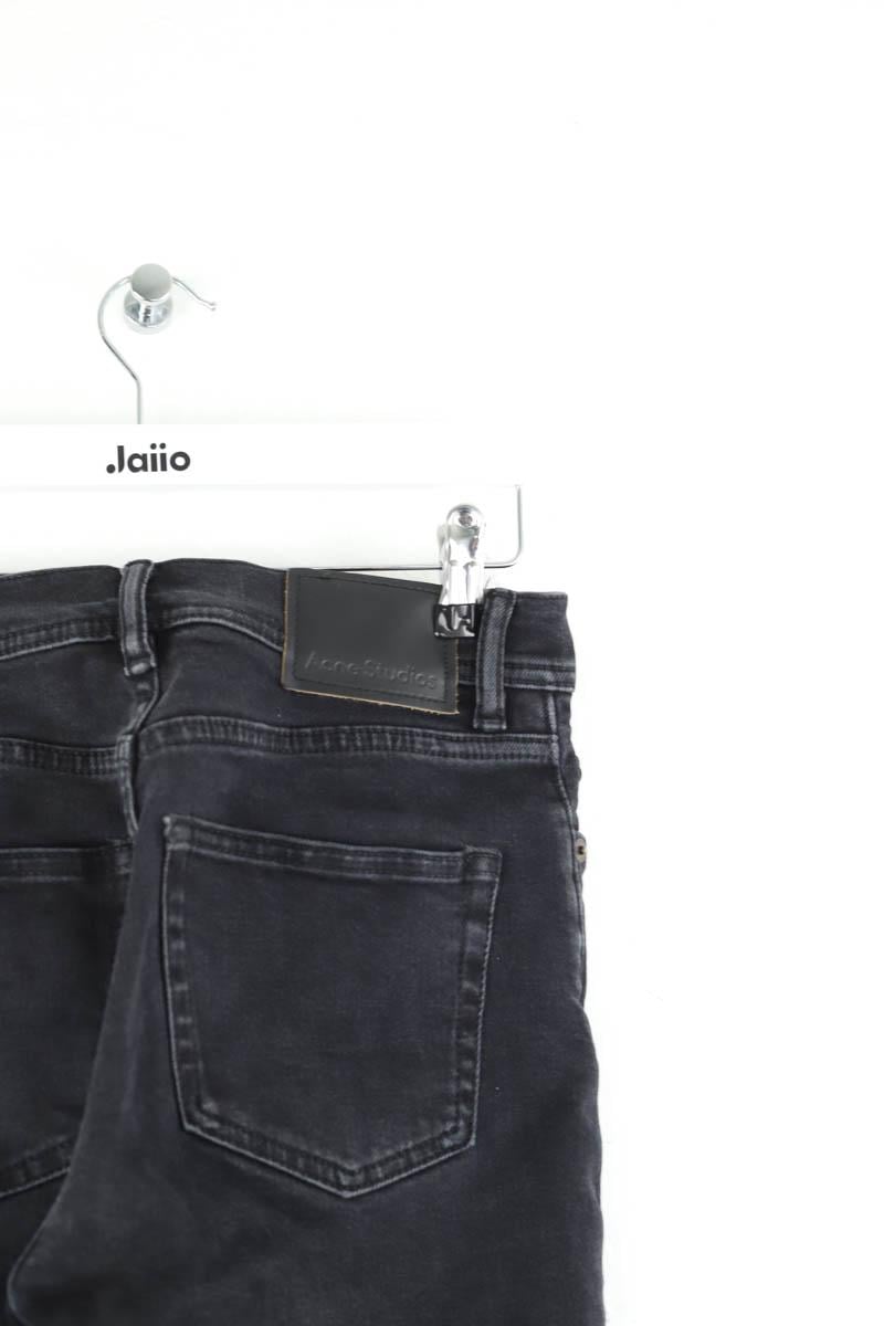 Cotton straight jeans ACNE STUDIOS - Seconde Main Black