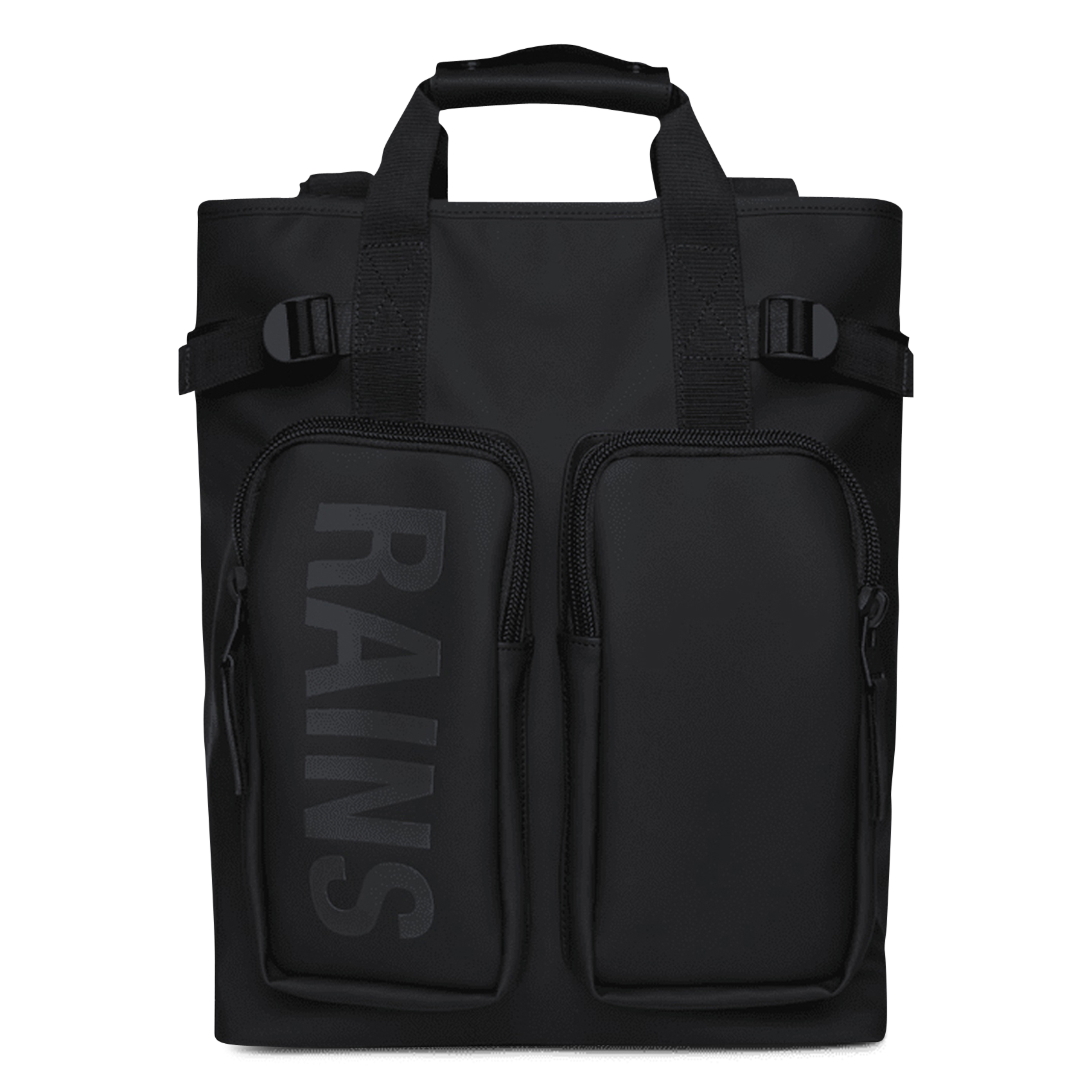 Waterproof 2-in-1 backpack RAINS Black